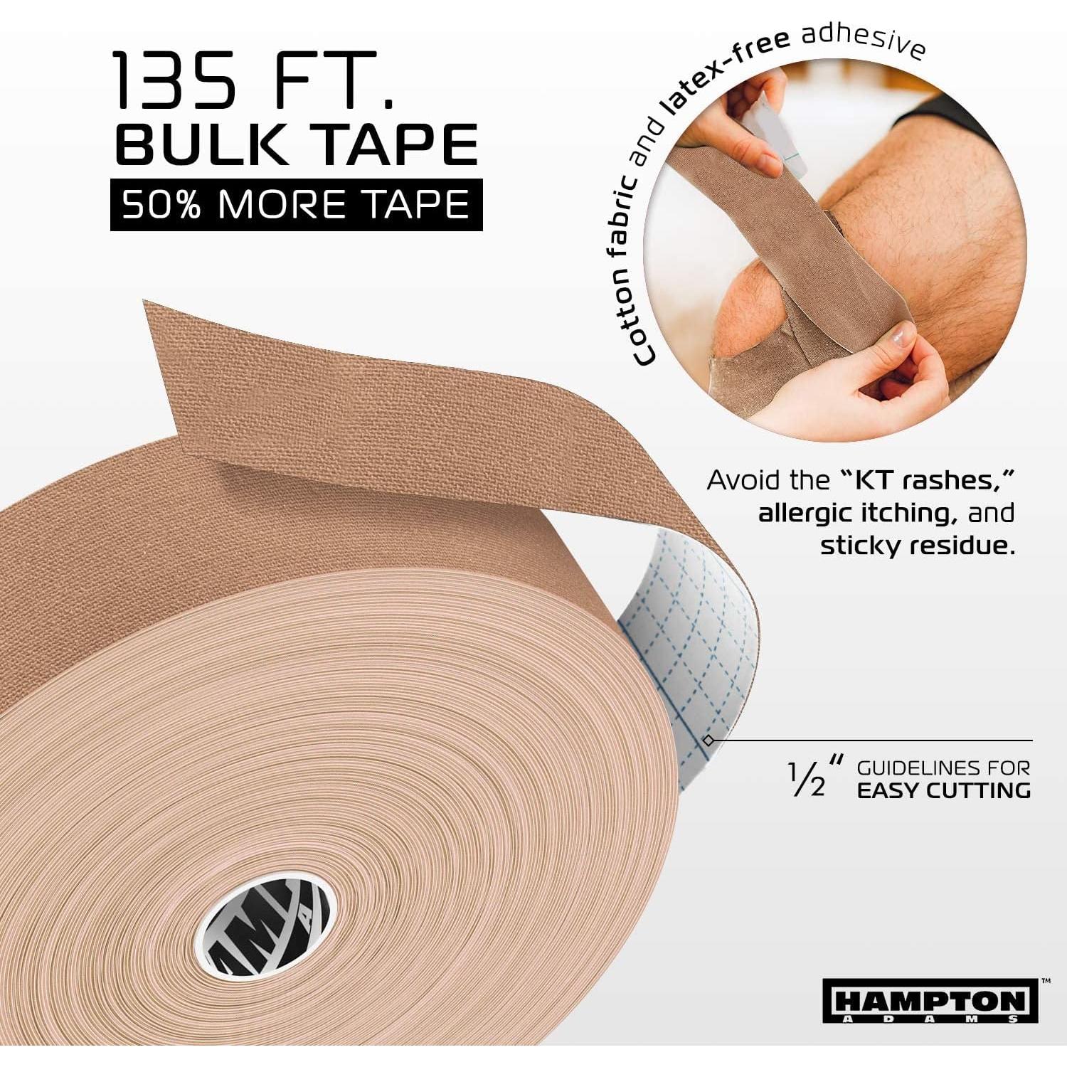 Cinta de Kinesiología Hampton Adams 41m Beige Hipoalergénica