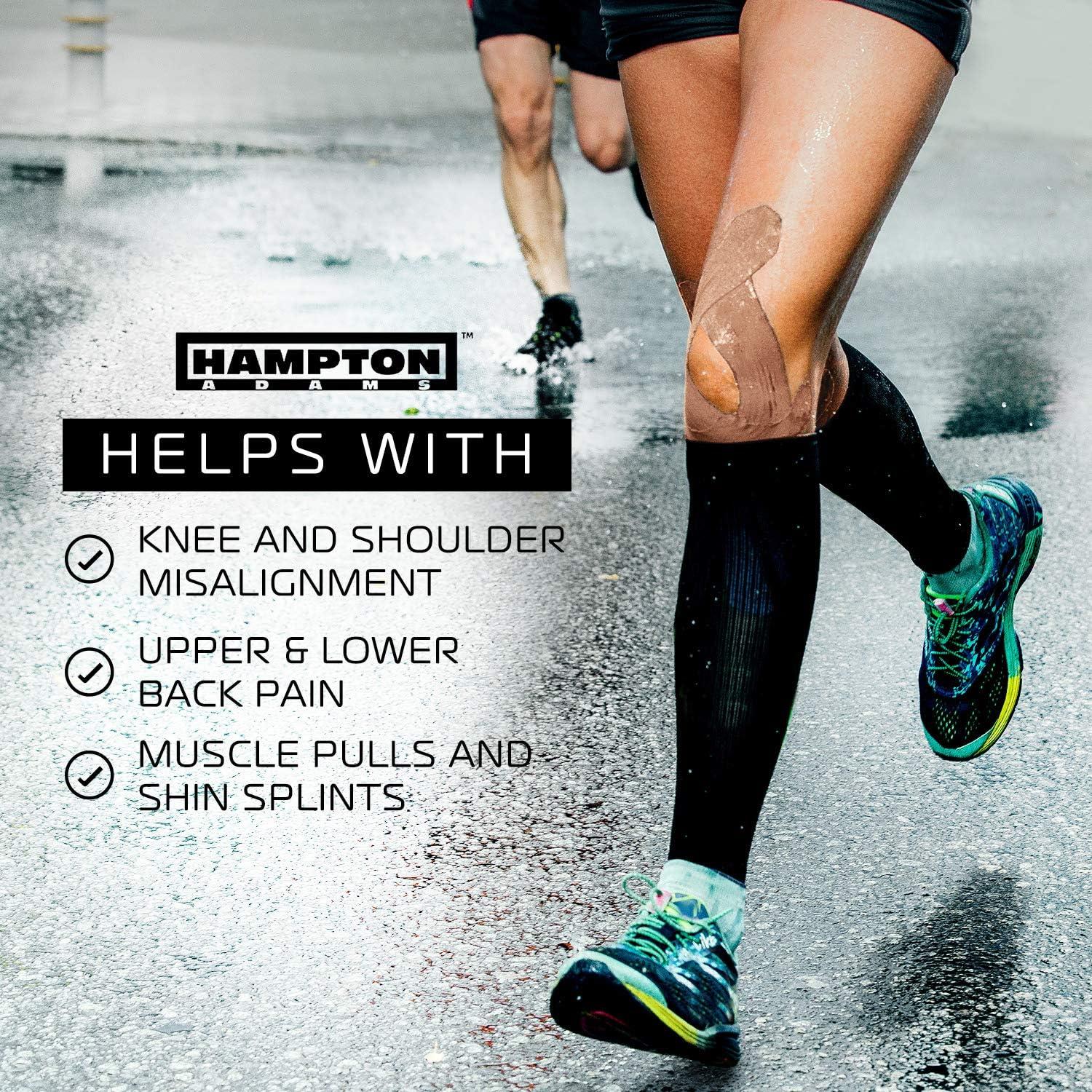 Cinta de Kinesiología Hampton Adams 41m Beige Hipoalergénica