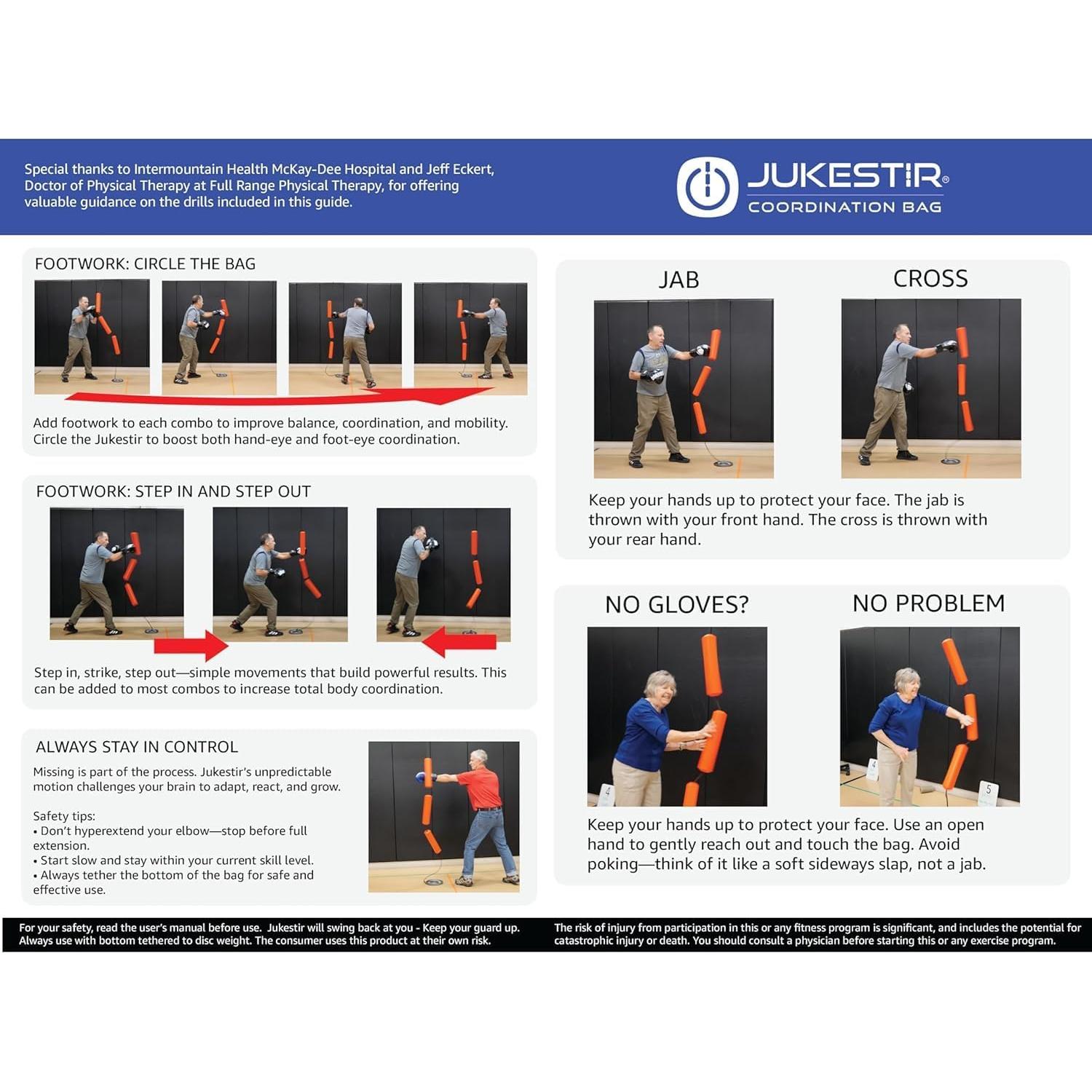 Bolsa de Boxeo Terapéutica Jukestir para Parkinson 1.77m