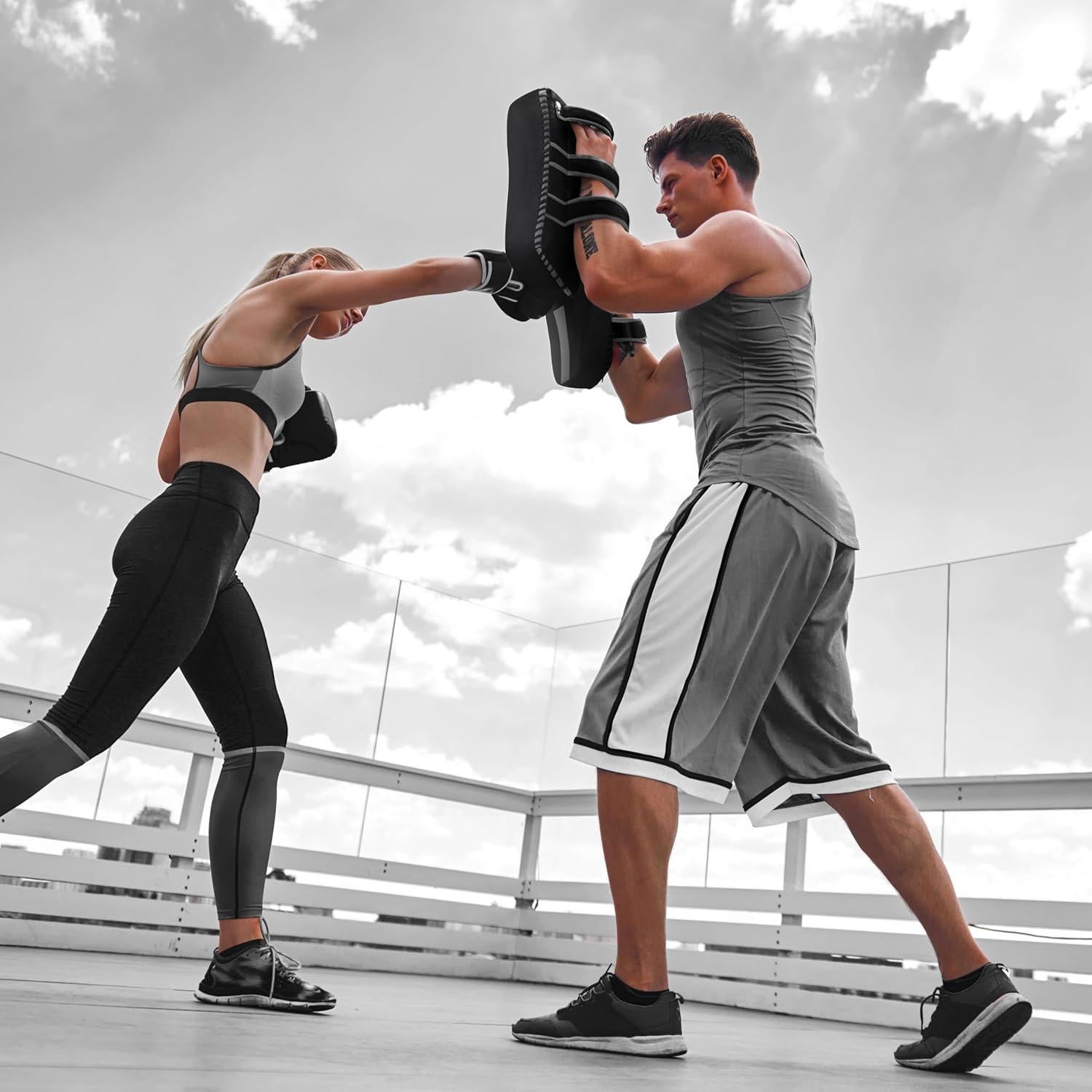 Almohadilla de Patadas Muay Thai DXM SPORTS - 40.6x20.3cm