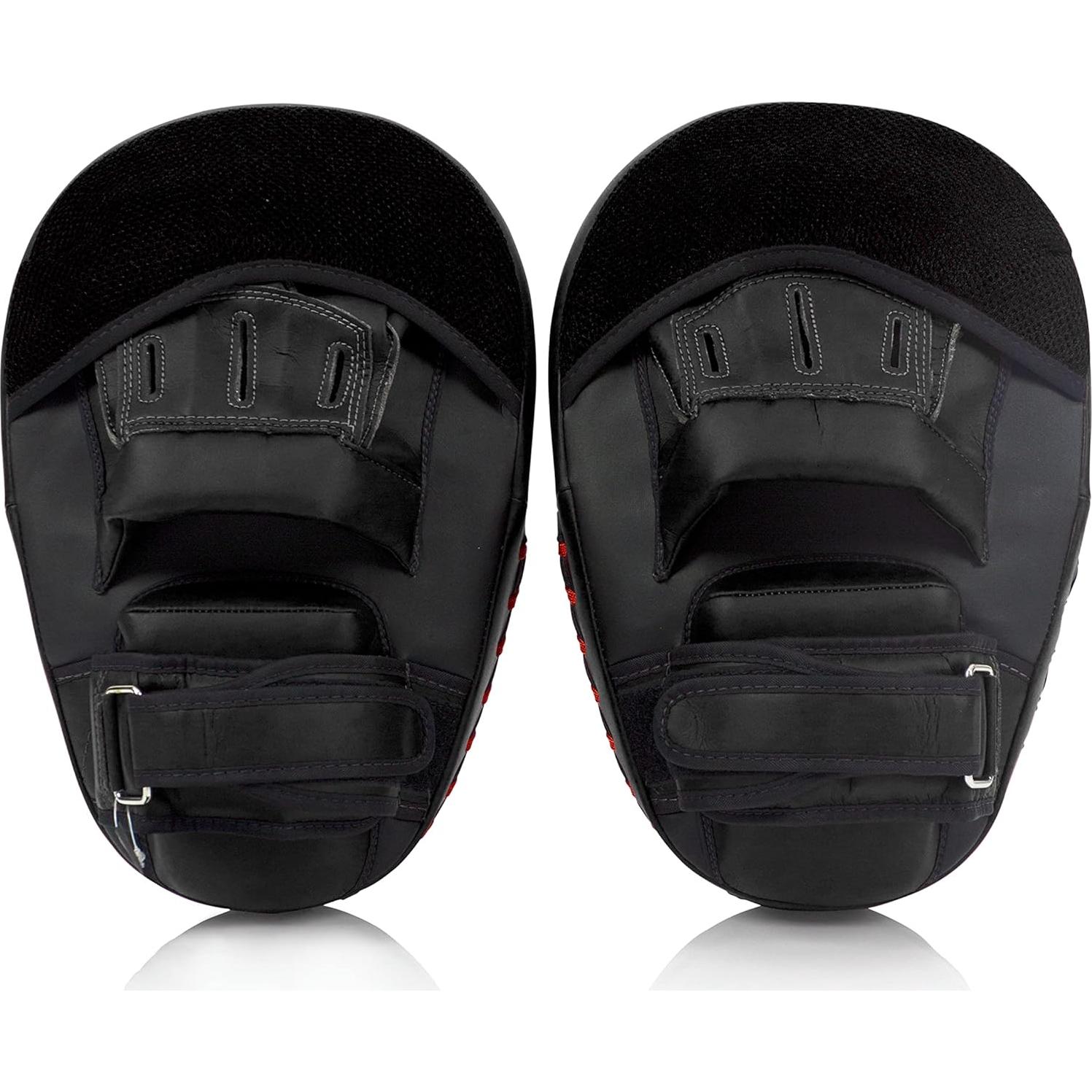 Mitones de Boxeo Fairtex FMV13 en Cuero Syntek Negro