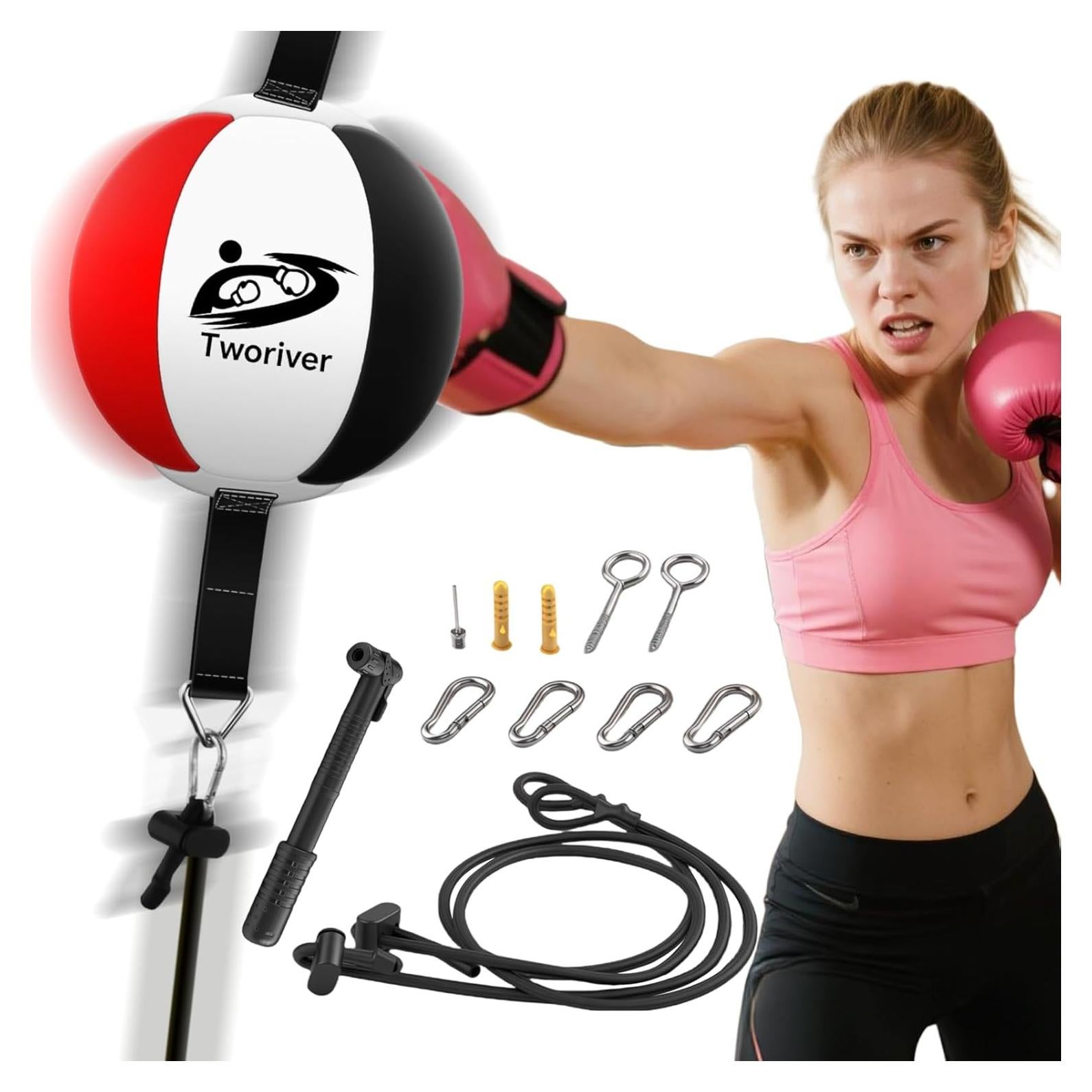 Bolsa de Boxeo Doble Extremo SANJOIN SN-006 - Cuero PU