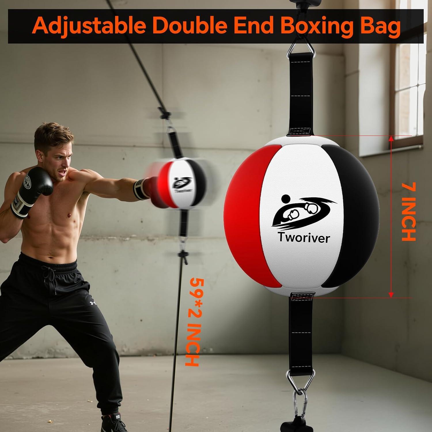 Bolsa de Boxeo Doble Extremo SANJOIN SN-006 - Cuero PU