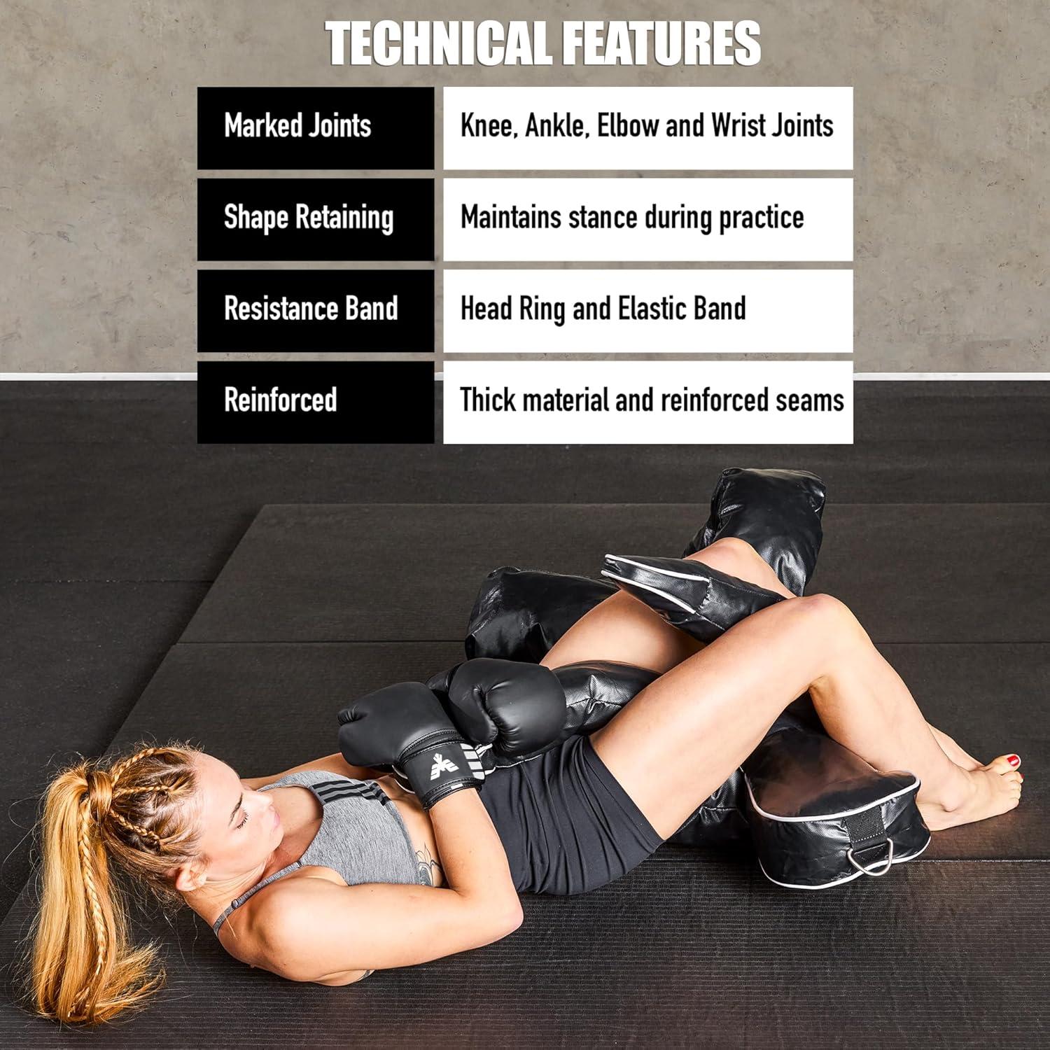 Muñeco Grappling BJJ Elite Sports 170 cm para Adultos