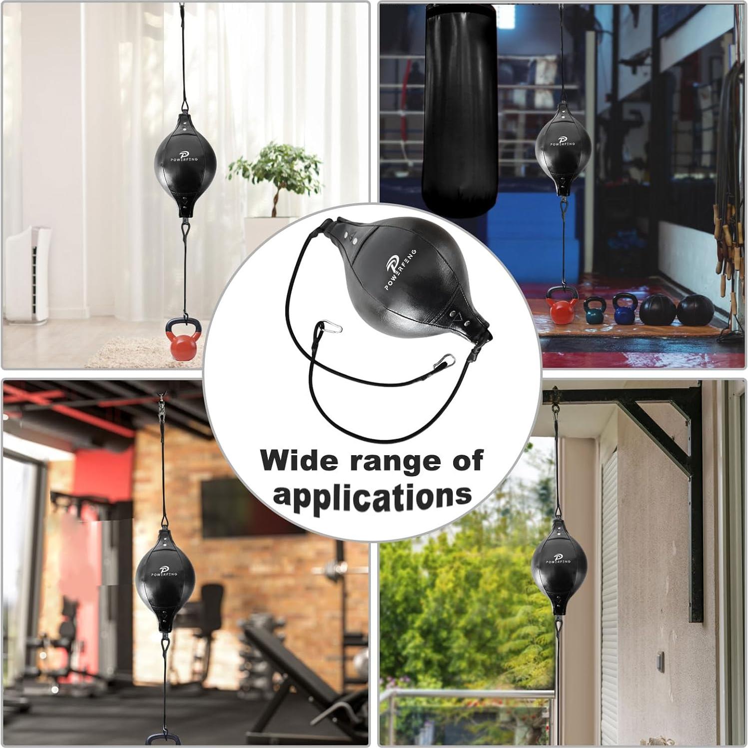 Bolsa de Boxeo de Velocidad Doble Cabeza Powerfeng PVC