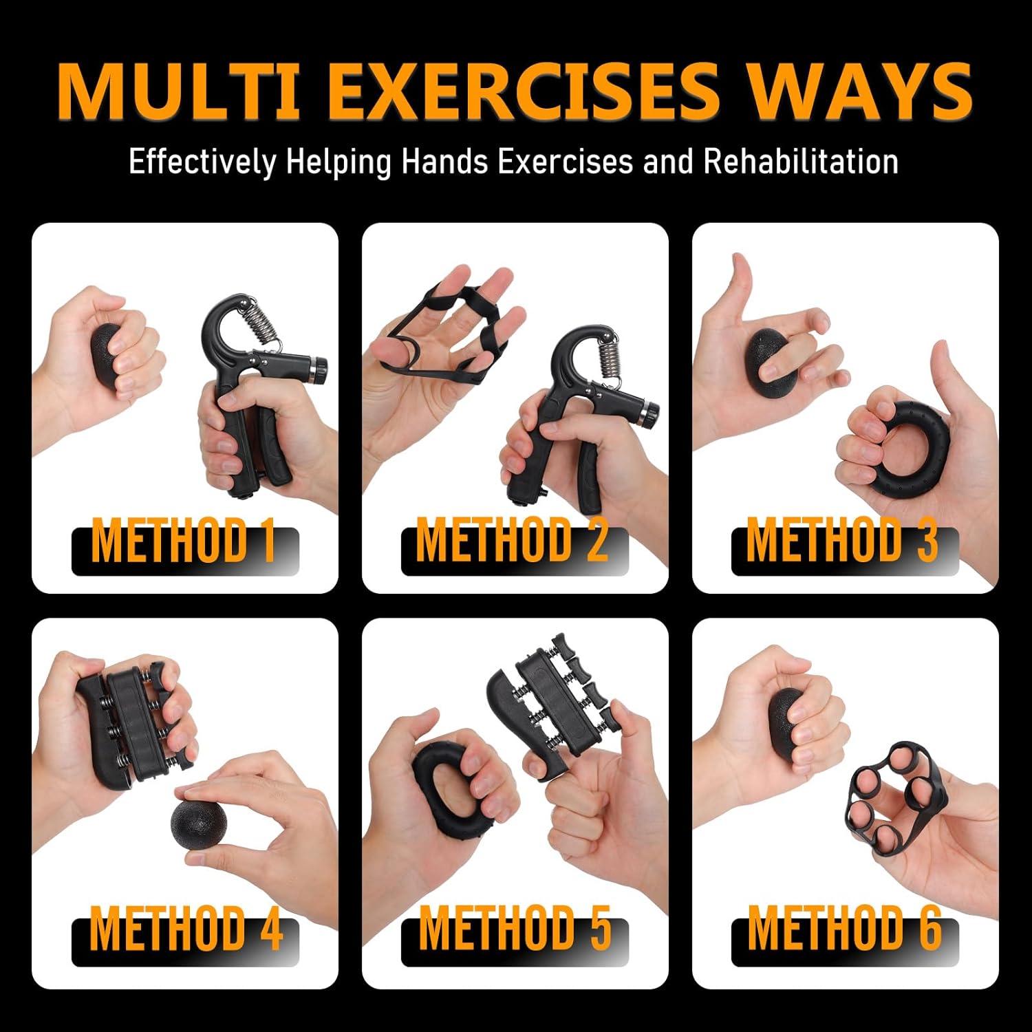 Fortalecedor de Agarre JKSHMYT Ajustable 10kg-100kg con Conteo