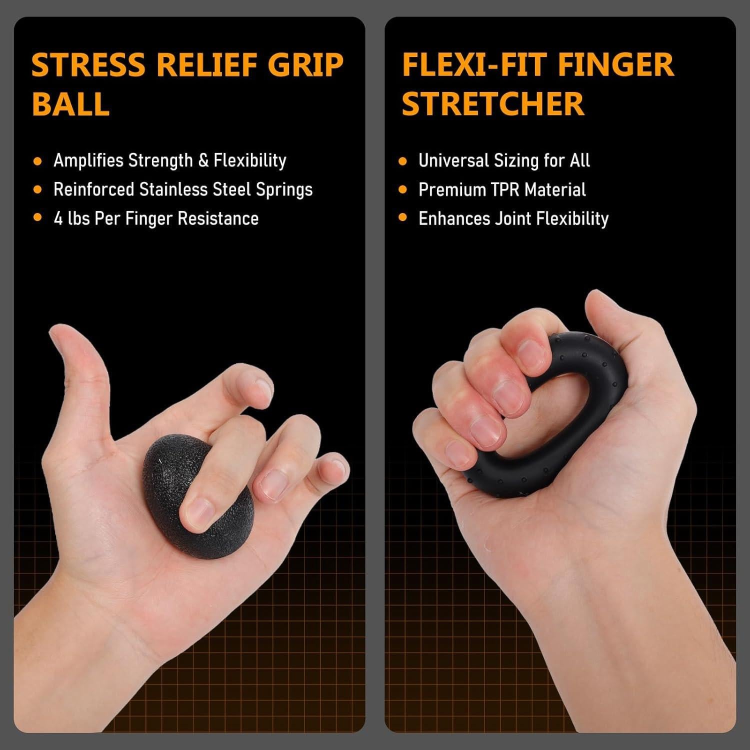 Fortalecedor de Agarre JKSHMYT Ajustable 10kg-100kg con Conteo