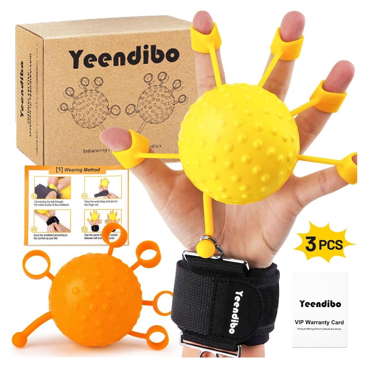 Entrenador de Fuerza de Agarre Yeendibo - Rehabilitación Mano