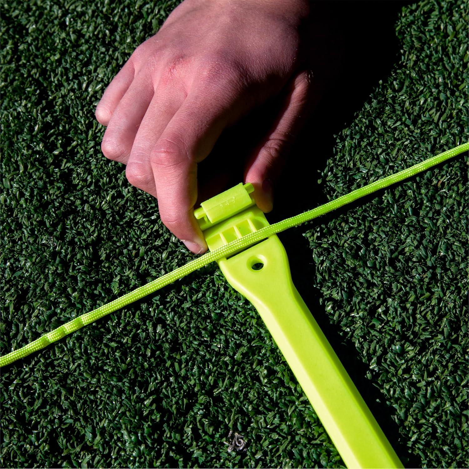 Escalera de Agilidad QuickPlay PRO Ajustable 11 Peldaños Neón