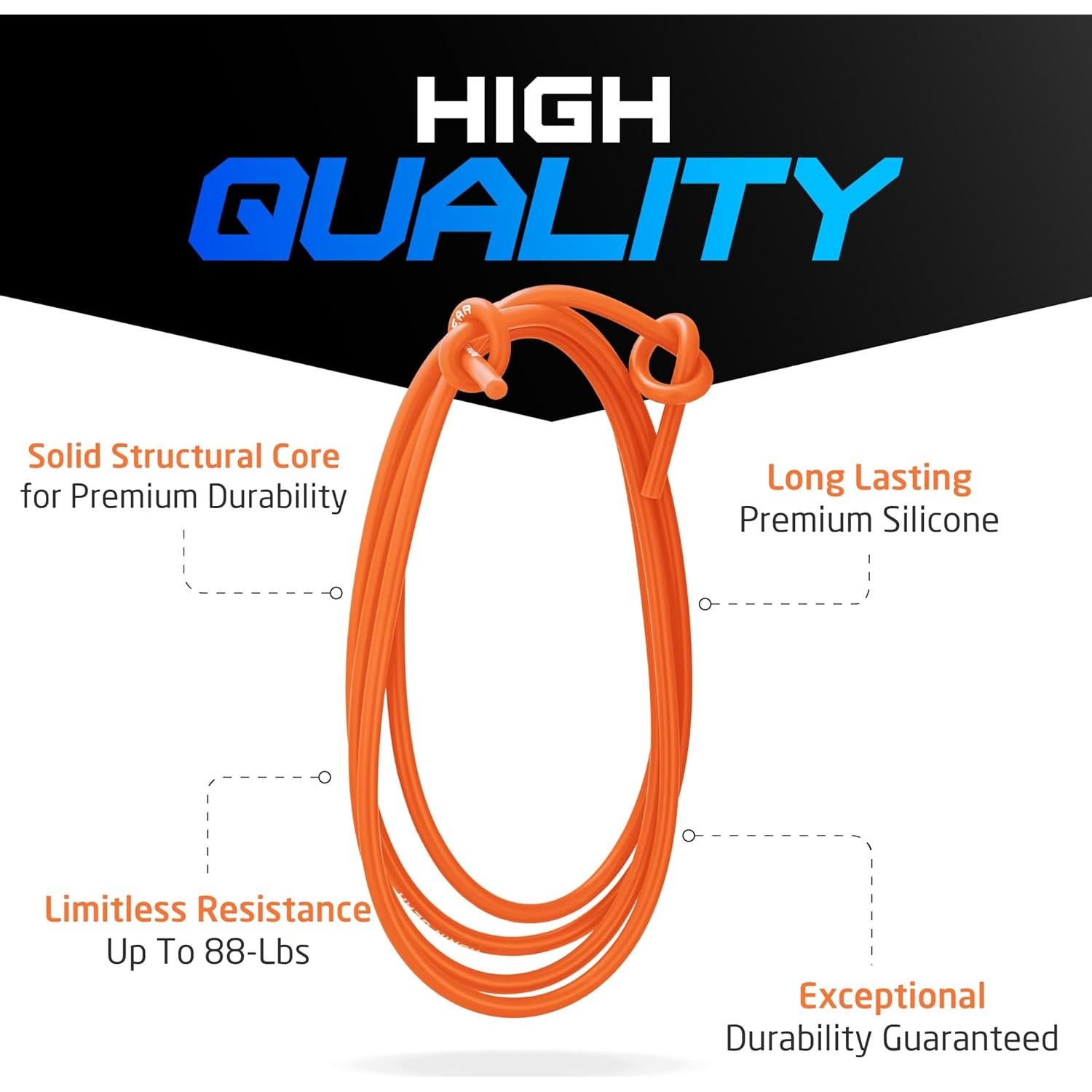 Bandas de Resistencia Ronin Gear 4.88m 39.92kg Naranja