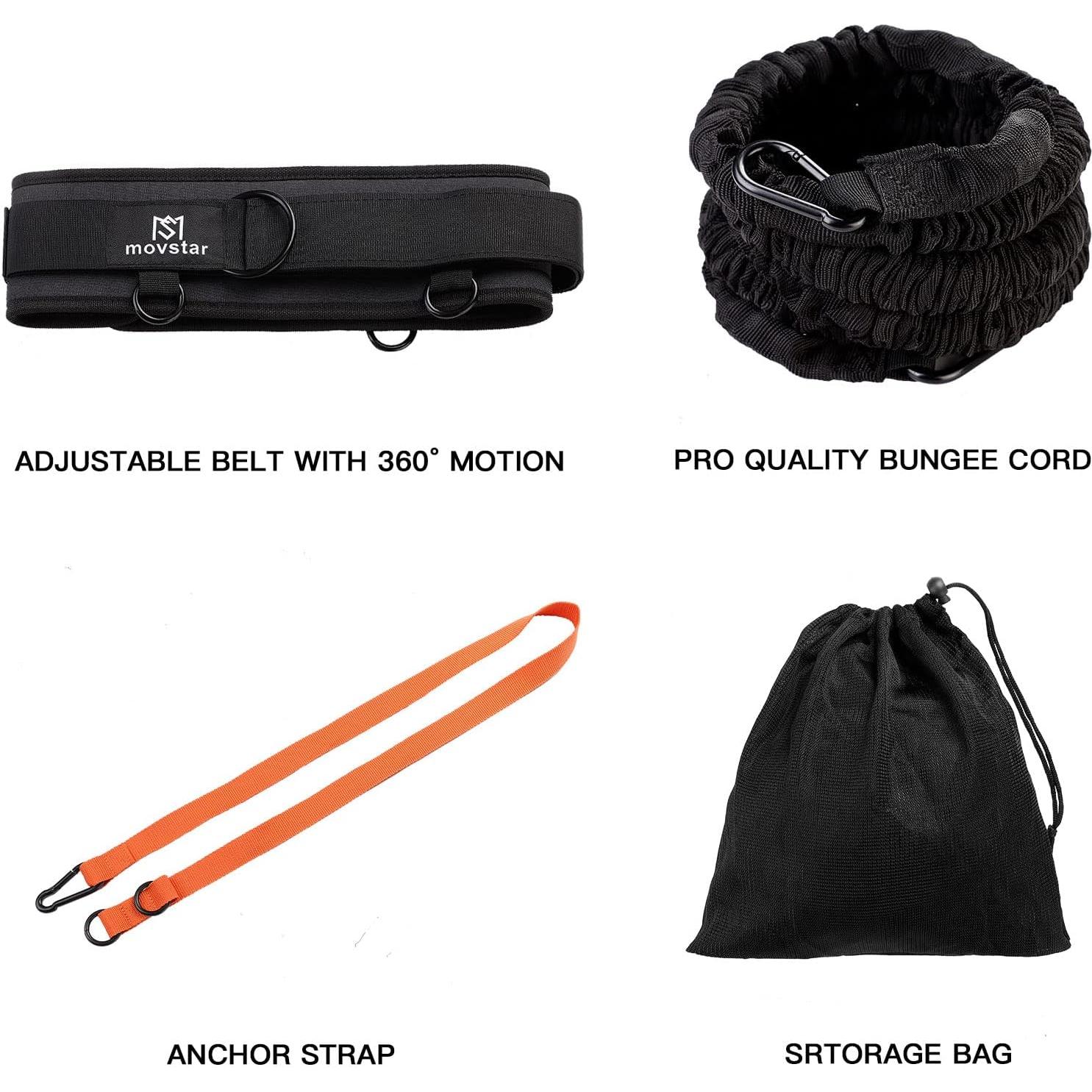 Banda de Bungee de Resistencia Pseudois MOVSTAR - Entrenamiento de Velocidad y Agilidad