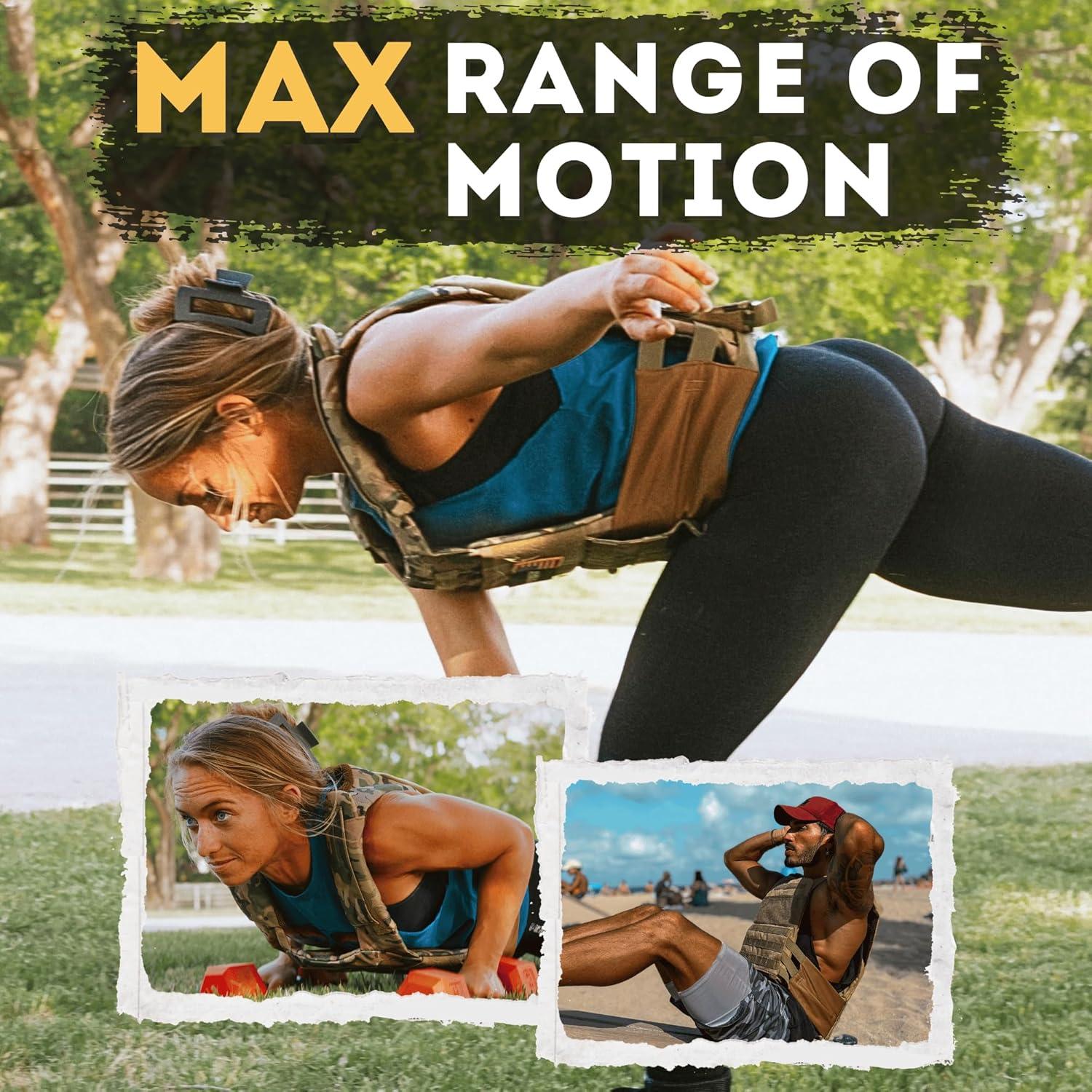 Chaleco con peso Polyfit para entrenamiento de fuerza y fitness