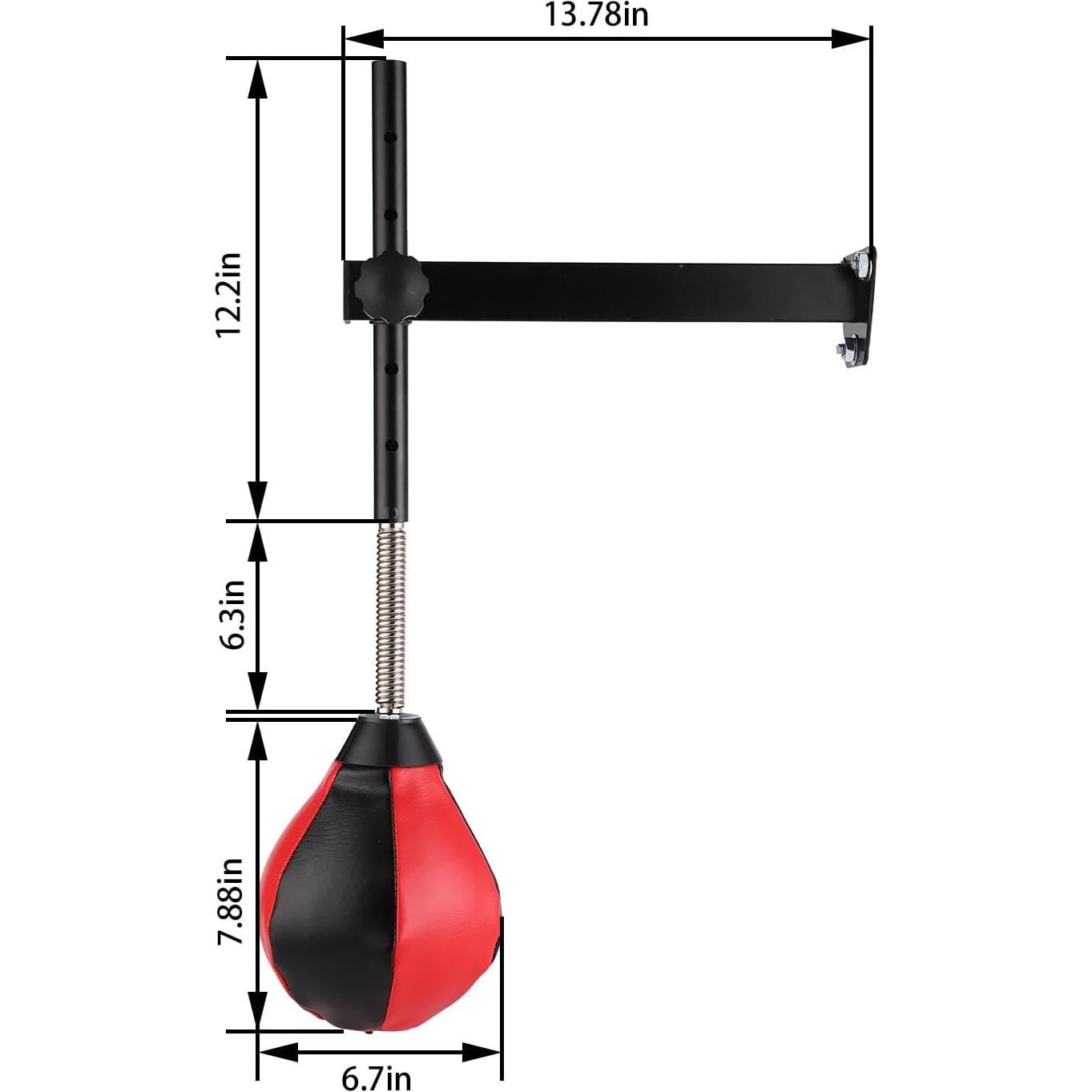 Bolsa de Velocidad ADALT LION Ajustable para Boxeo 67cm