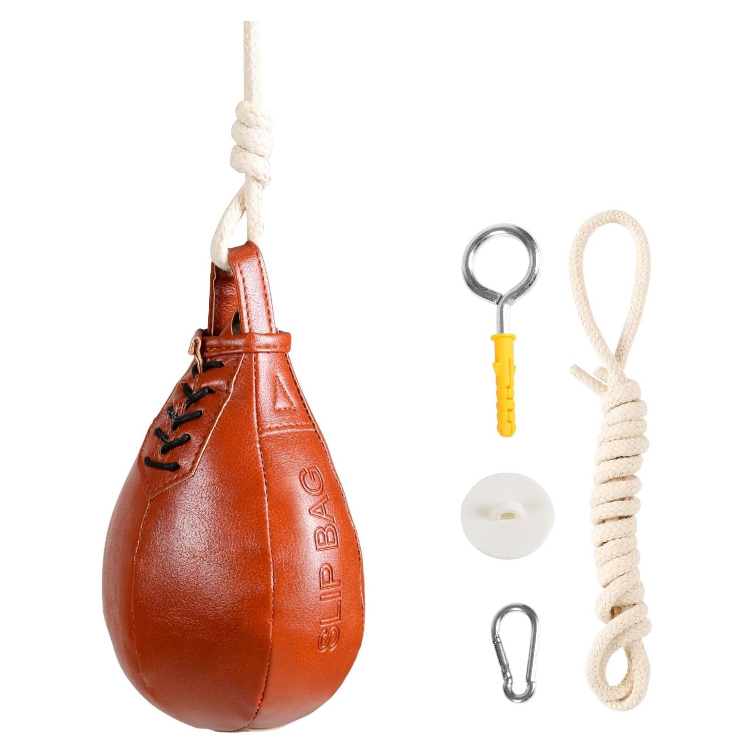 Saco de Velocidad UWTHFIT con Pelota de Reflejos para Boxeo