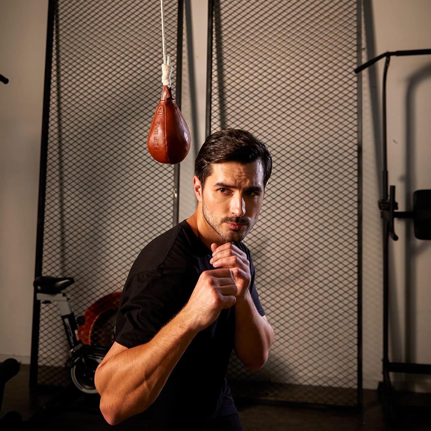 Saco de Velocidad UWTHFIT con Pelota de Reflejos para Boxeo