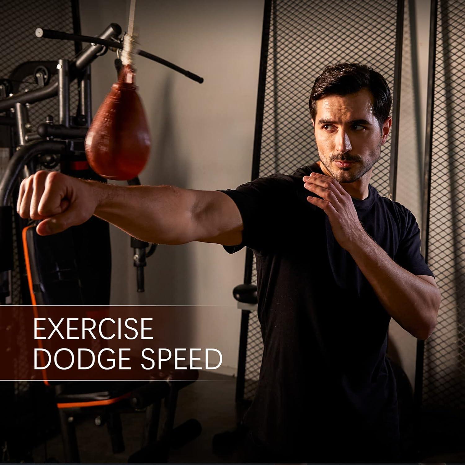 Saco de Velocidad UWTHFIT con Pelota de Reflejos para Boxeo