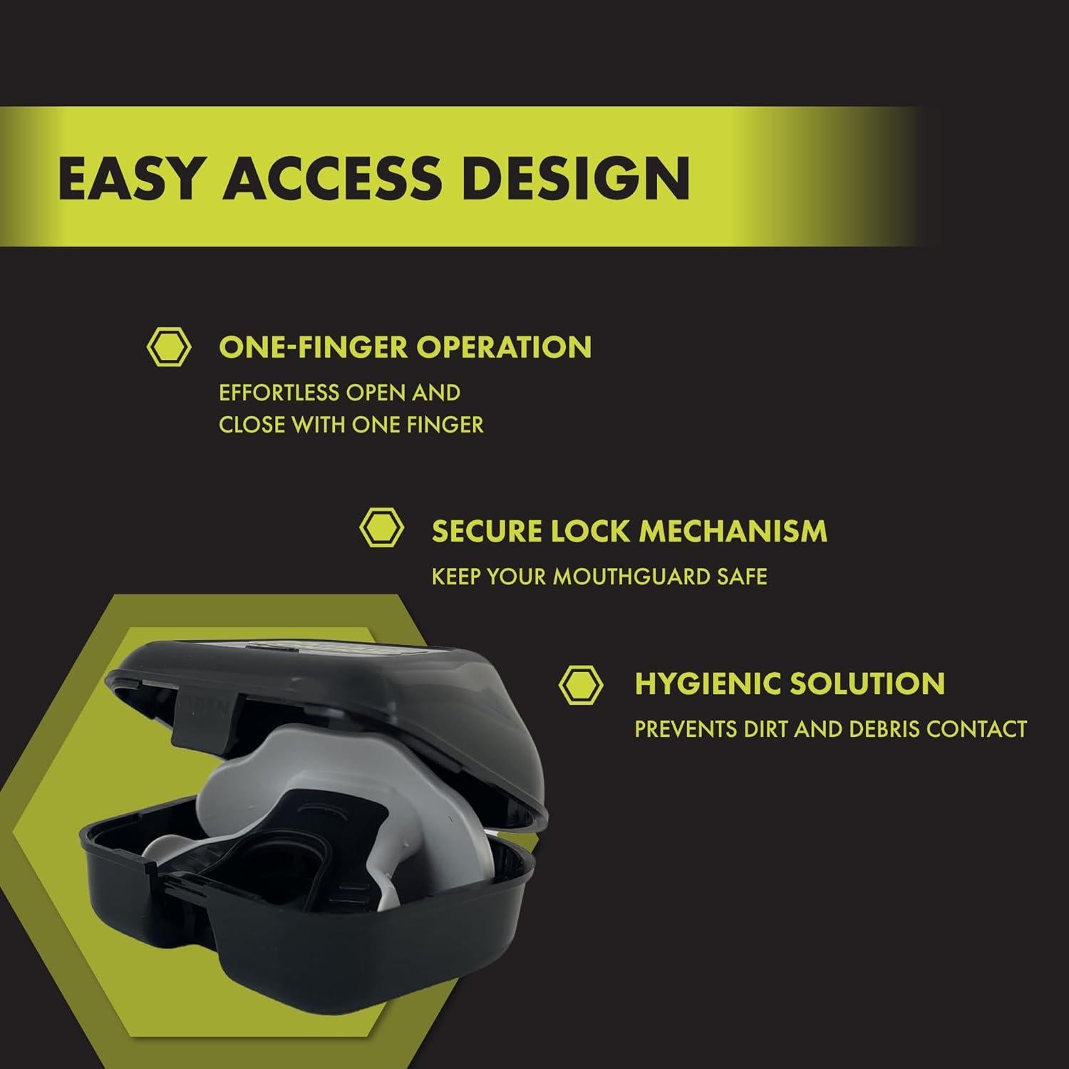 Funda para Protector Bucal Damage Control - Carcasa Dura 2MM