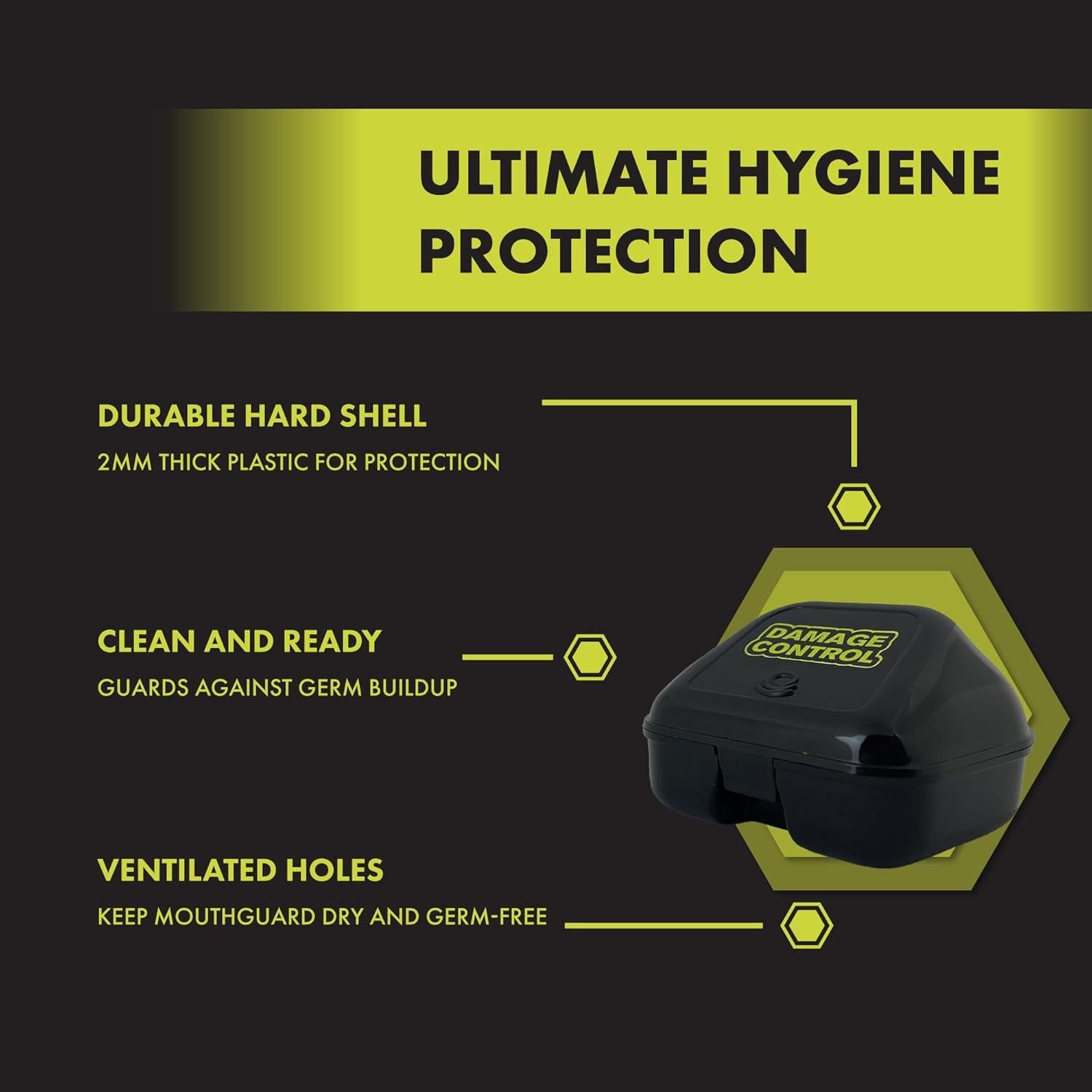 Funda para Protector Bucal Damage Control - Carcasa Dura 2MM