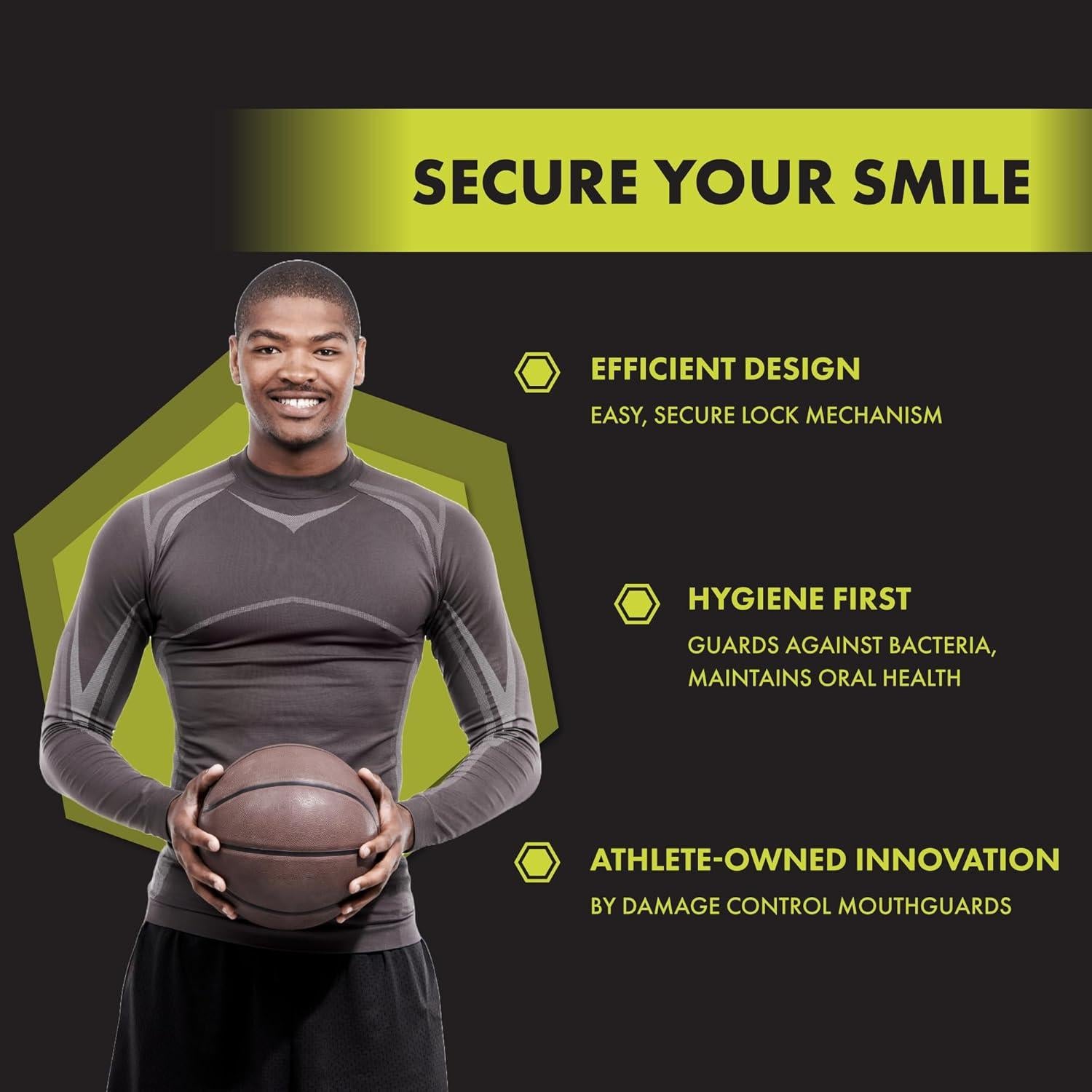 Funda para Protector Bucal Damage Control - Carcasa Dura 2MM