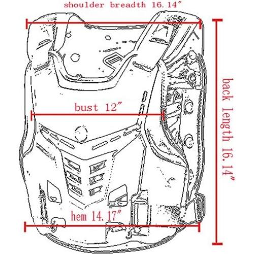 Protector de Pecho TINTON LIFE C-5 para Motocross Adulto
