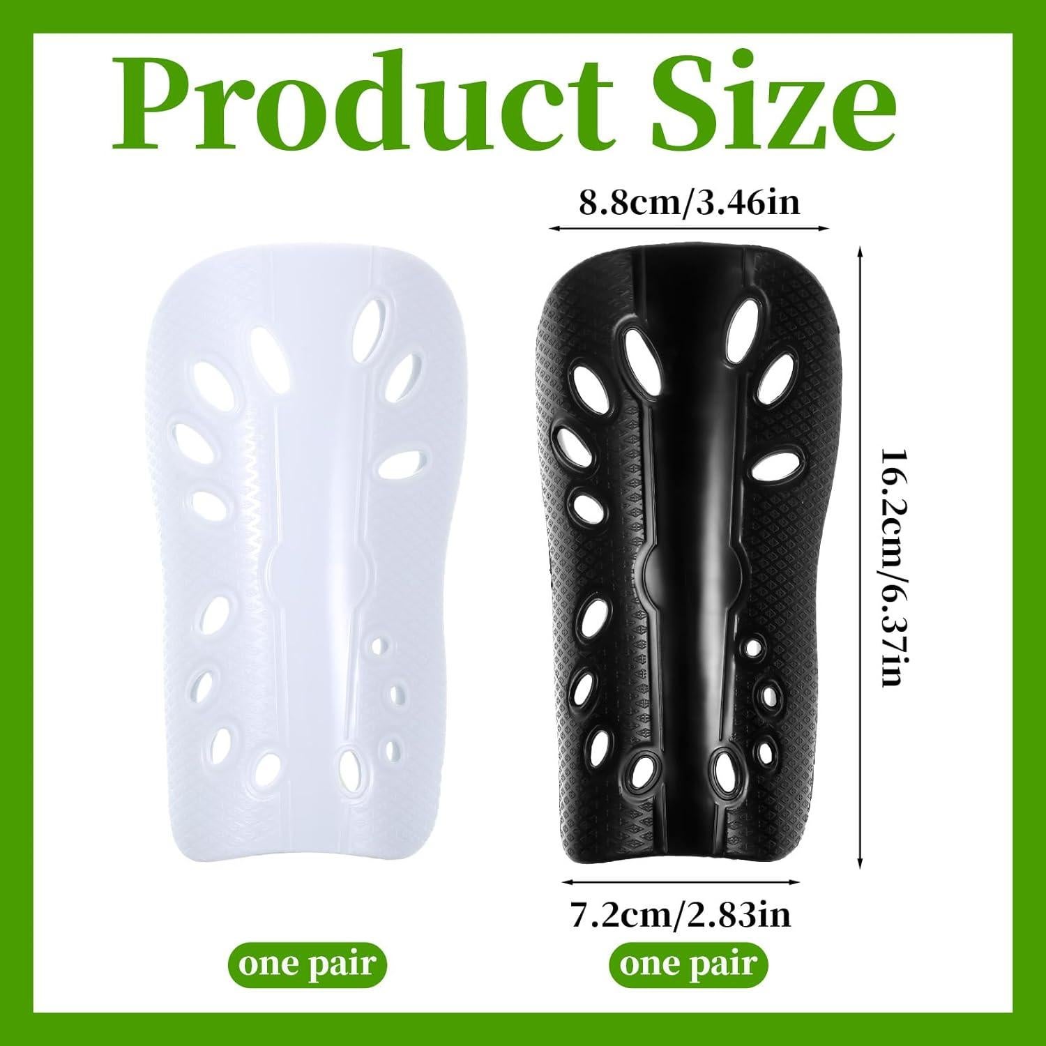 Espinilleras de Fútbol QfwdfcTrenz Transpirables Adultos 2 Pares