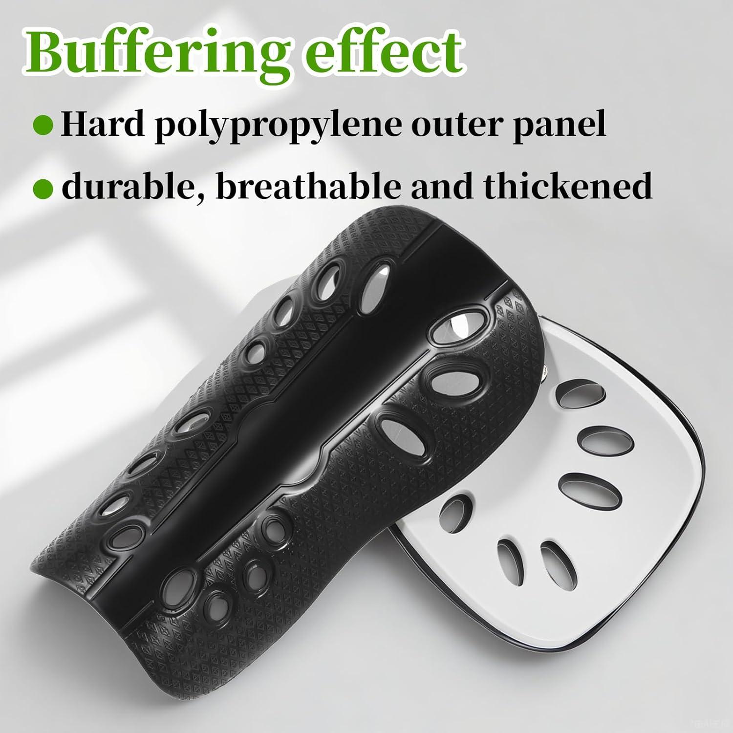 Espinilleras de Fútbol QfwdfcTrenz Transpirables Adultos 2 Pares