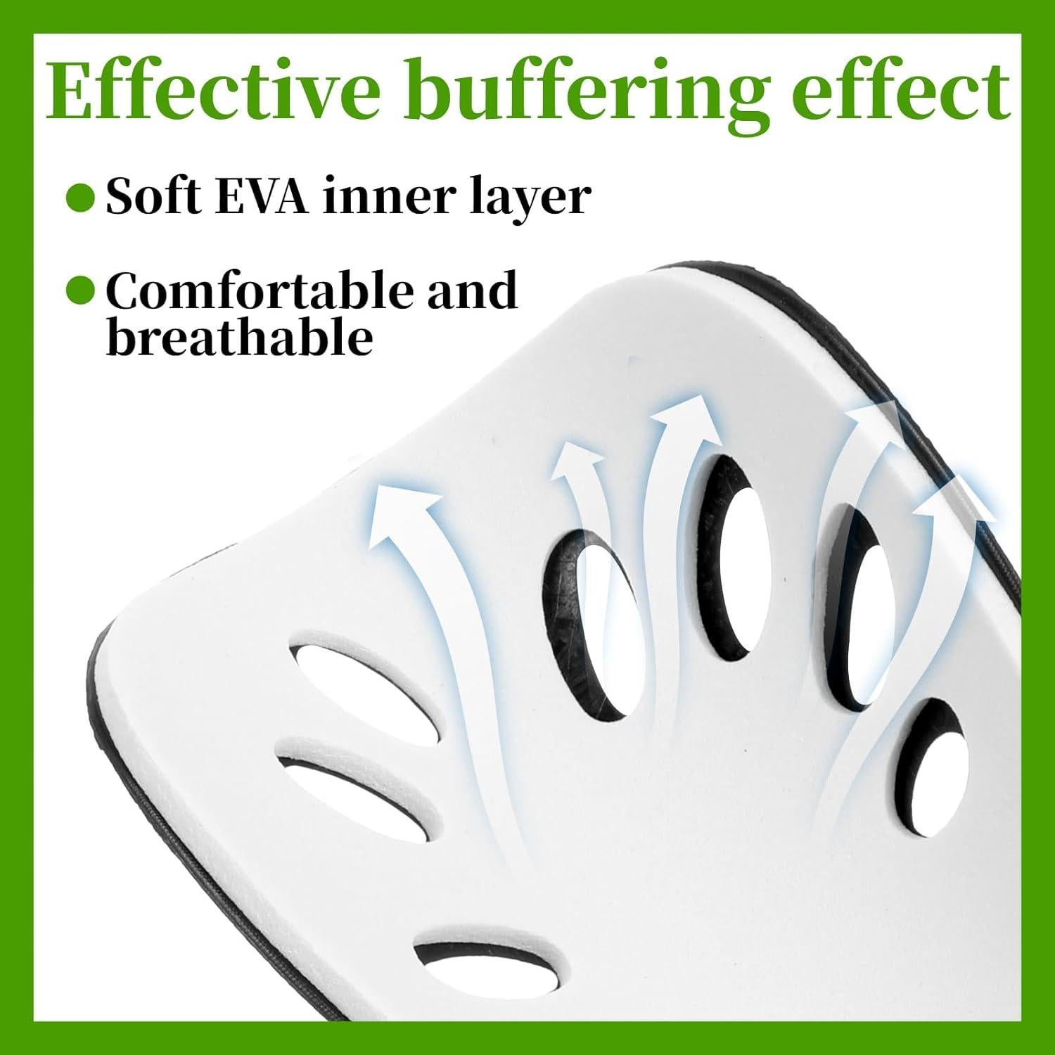 Espinilleras de Fútbol QfwdfcTrenz Transpirables Adultos 2 Pares