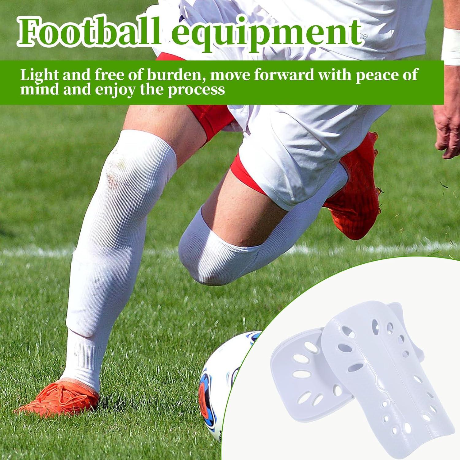 Espinilleras de Fútbol QfwdfcTrenz Transpirables Adultos 2 Pares