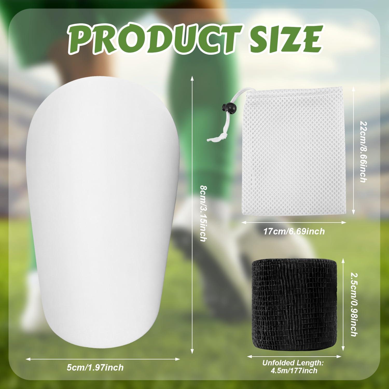 Mini Espinilleras de Fútbol EQUNROY - 2 Pares 9.9x6.1 cm