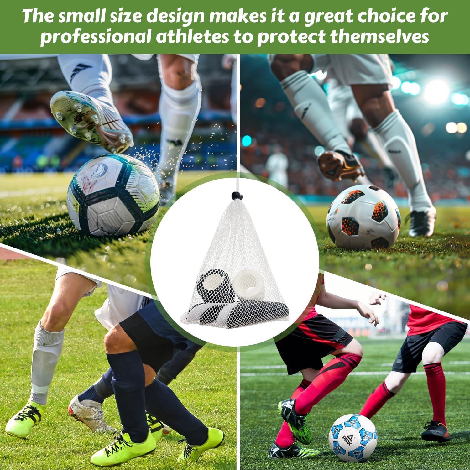 Mini Espinilleras de Fútbol EQUNROY - 2 Pares 9.9x6.1 cm