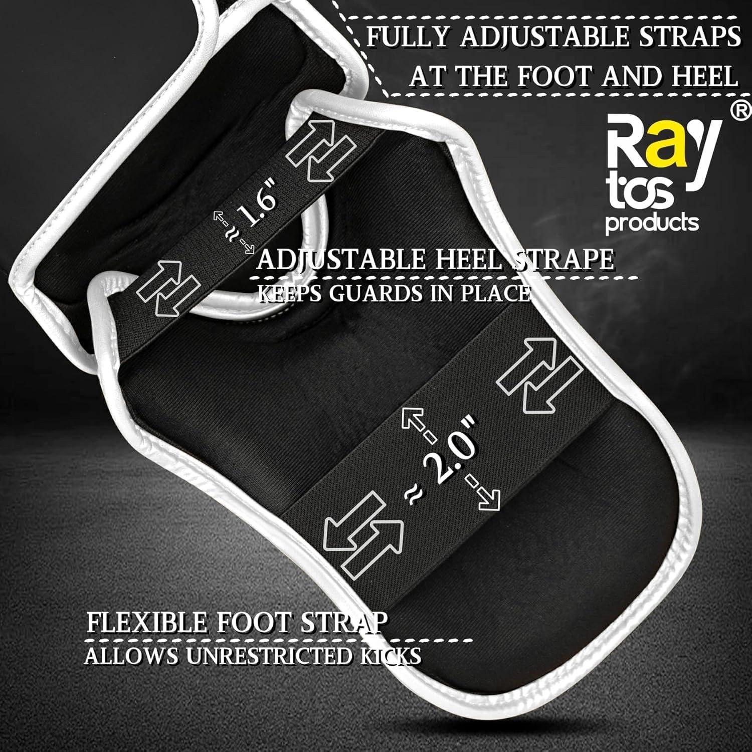Protectores de Espinillas Raytos RYSG1.0 para Muay Thai y MMA