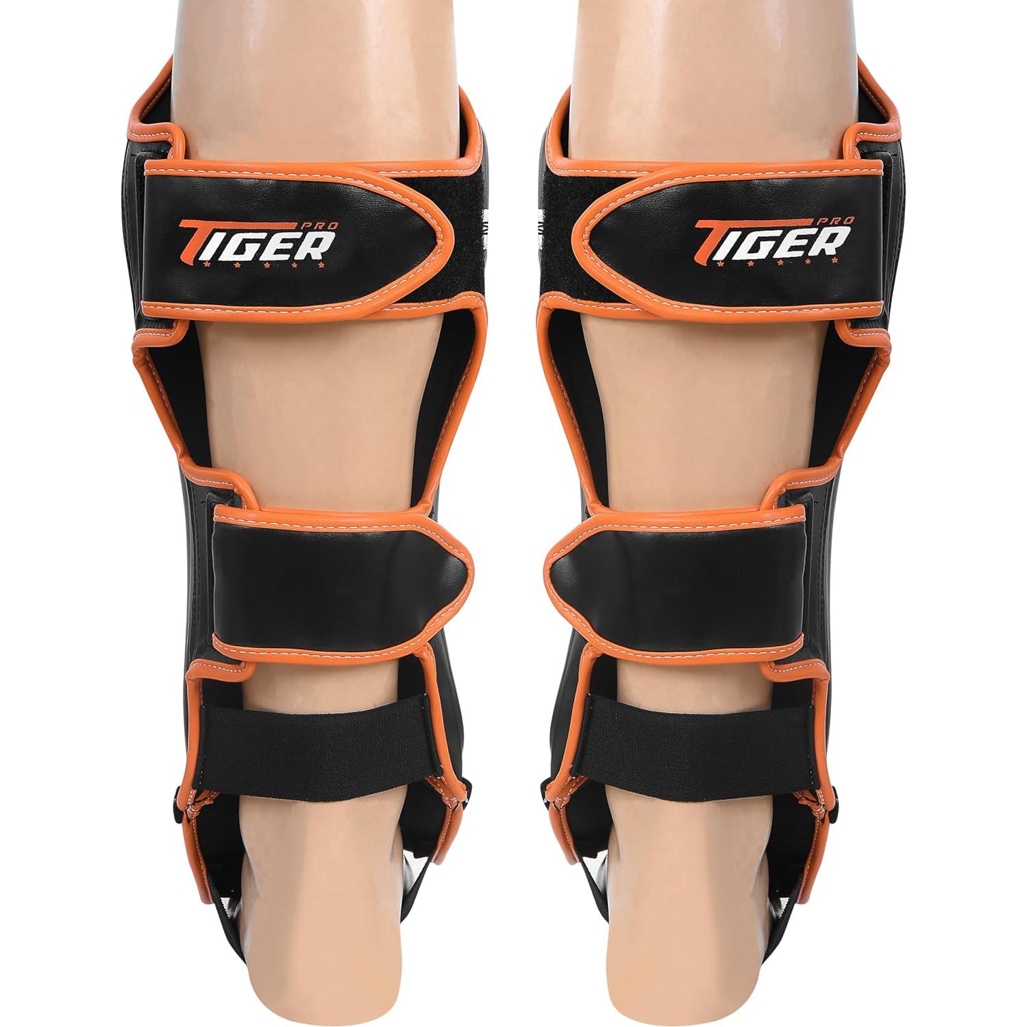 Protectores de Espinillas Tiger Pro MMA Muay Thai Unisex Mediano