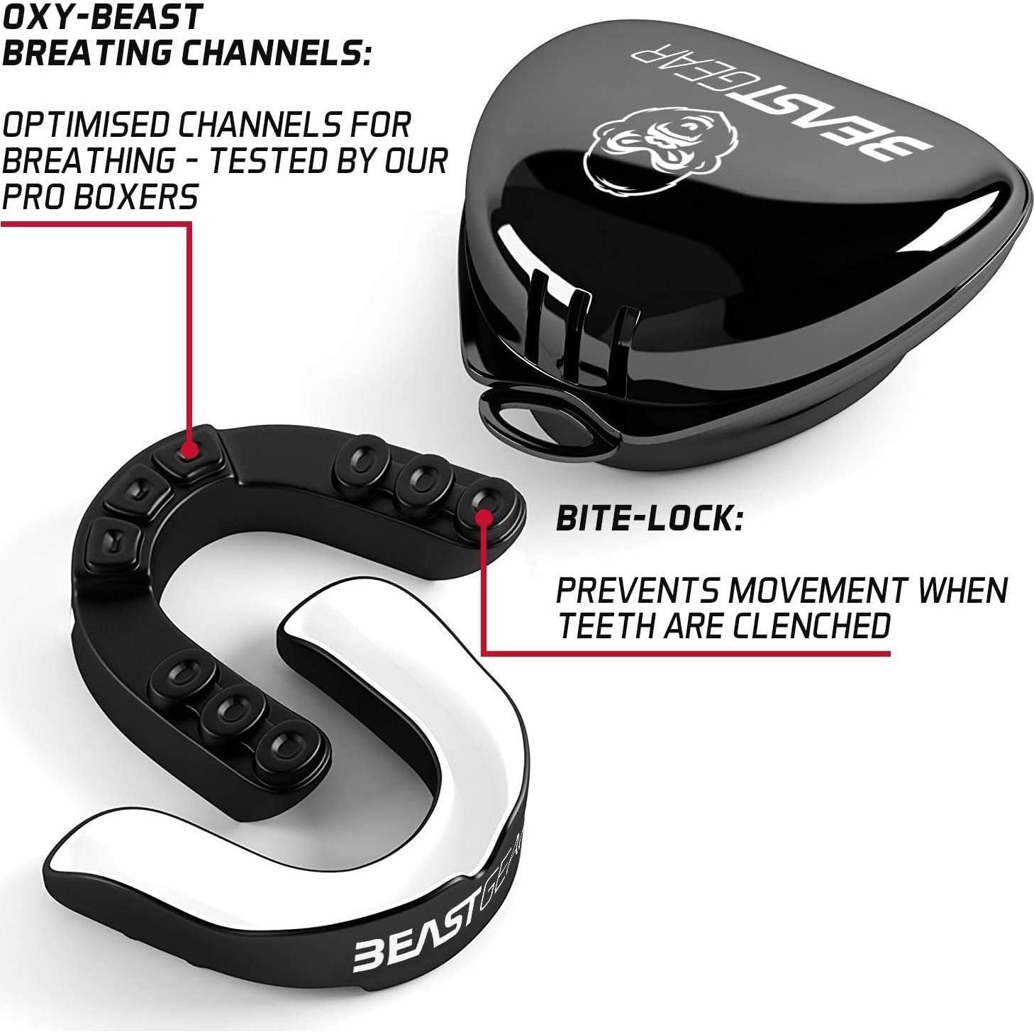 Protector Bucal Beast Gear Guard Pro Adulto para Deportes de Contacto