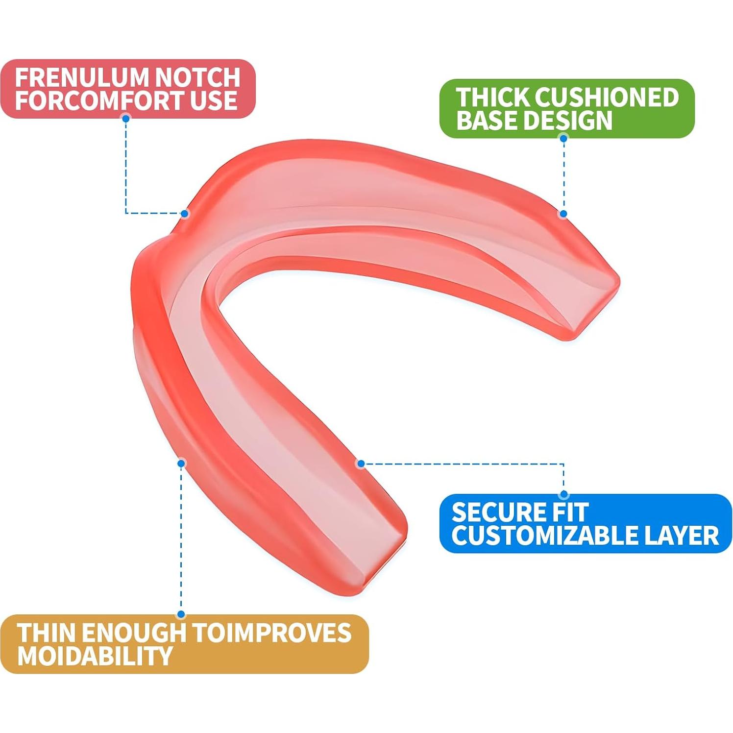 Protectores Bucales Deportivos Creztail 8PCS Multicolores