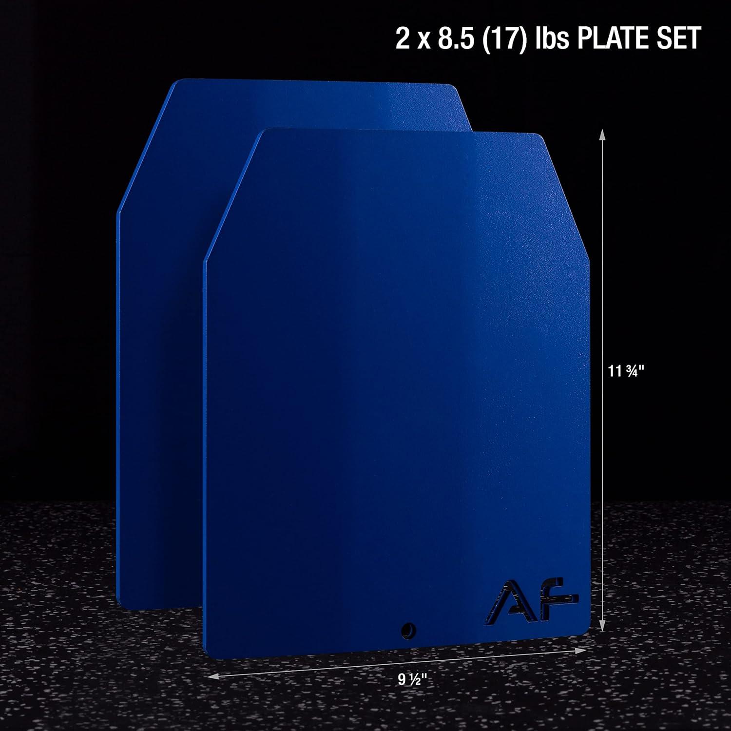 Placas de Peso Táctico AmStaff Fitness 7.7kg - Ergonomía 3D