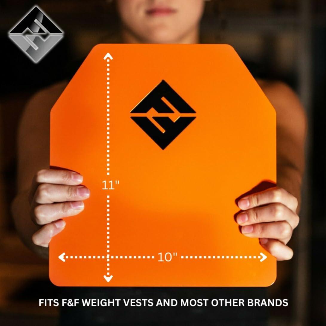 Chaleco con Pesas Ajustable F&F STEEL 1.7 kg - Fitness y Rucking