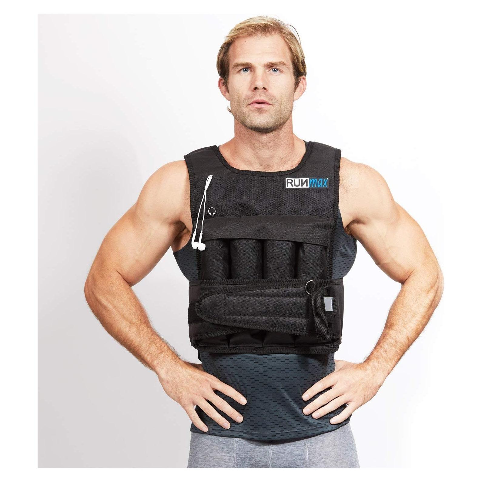 Chaleco con peso RUNmax 5.4kg para entrenamiento