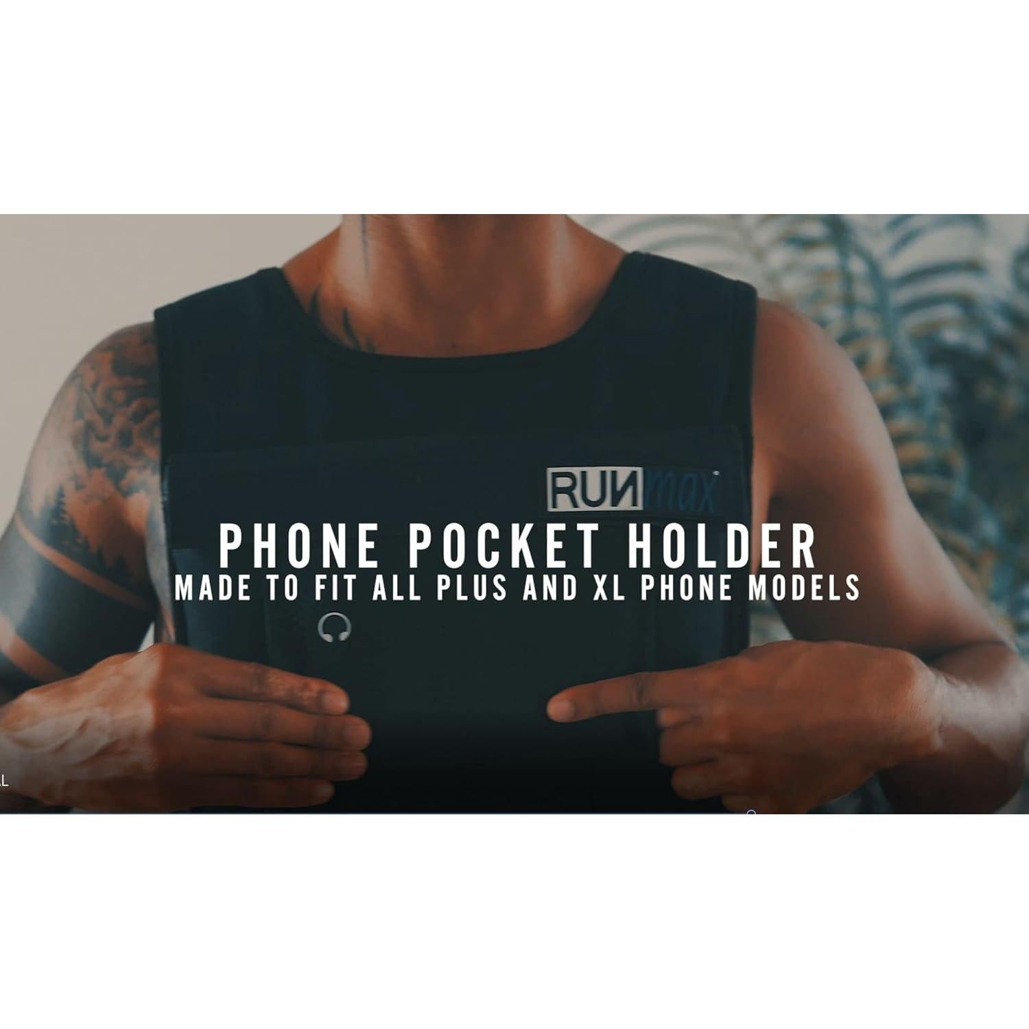 Chaleco con peso RUNmax 5.4kg para entrenamiento