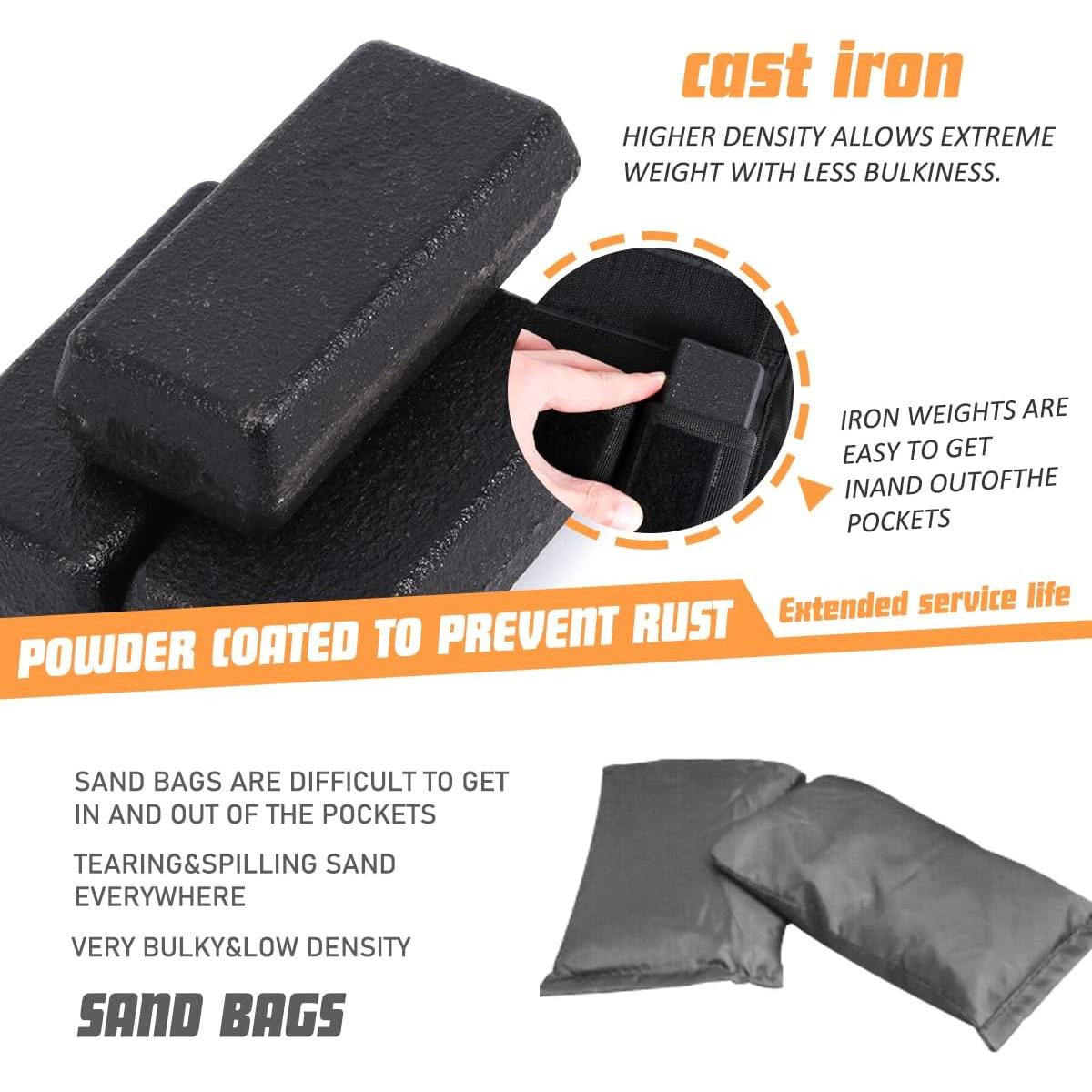 Chaleco de Peso Ajustable 5BILLION Fitness 0-20kg Negro