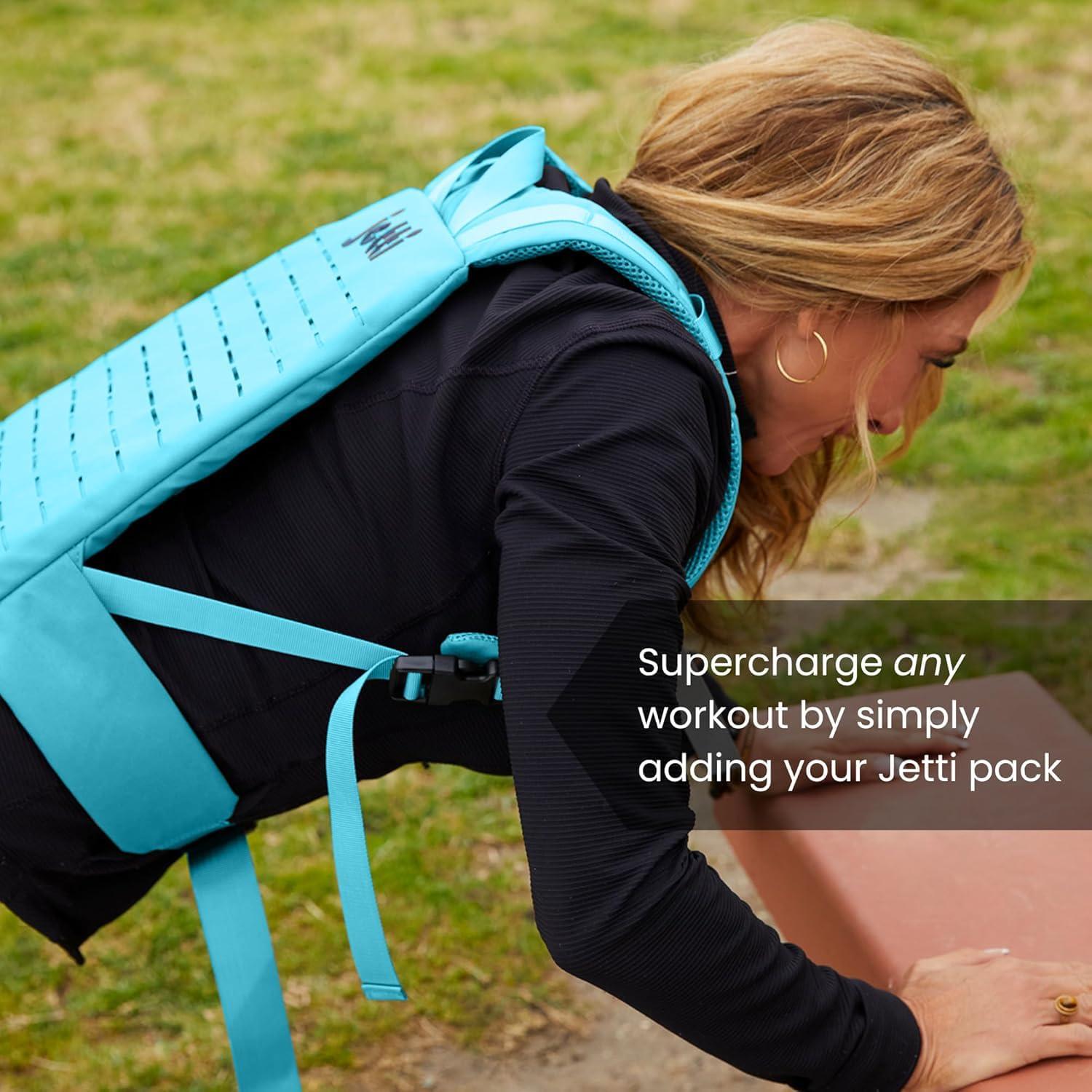 Chaleco con peso ajustable Jetti 3.18 kg para entrenamiento