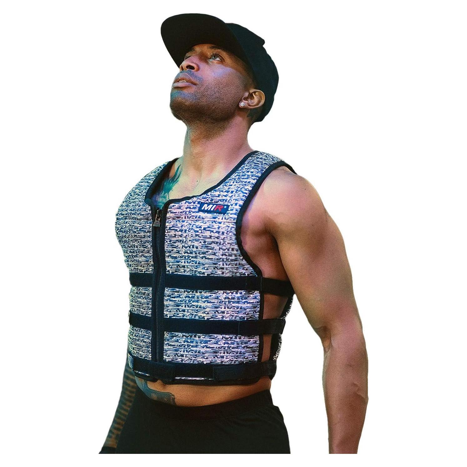 Chaleco con peso miR Super Slim 1.8kg a 14.5kg para entrenamiento