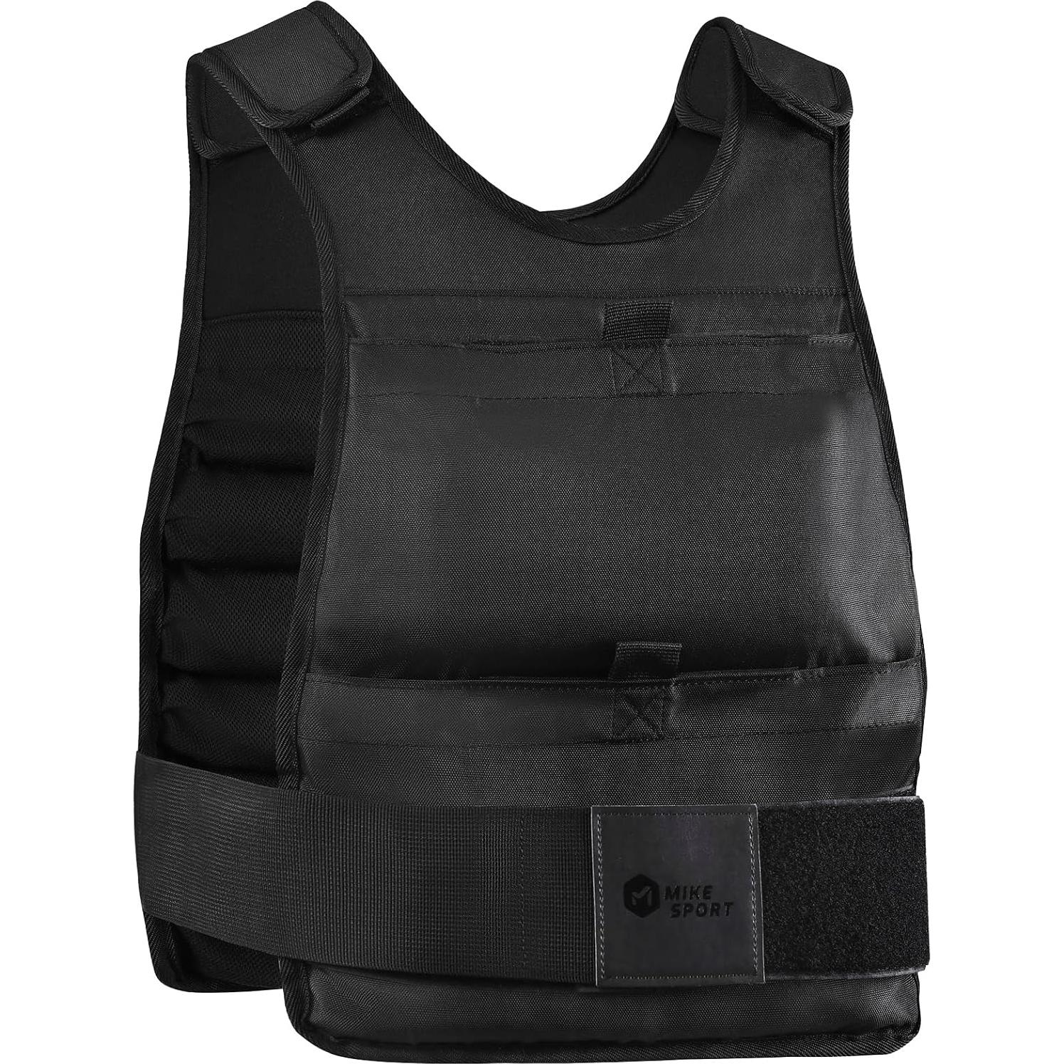 Chaleco de Pesas Ajustable M Mike Sport 5.9 a 9.98 kg Negro