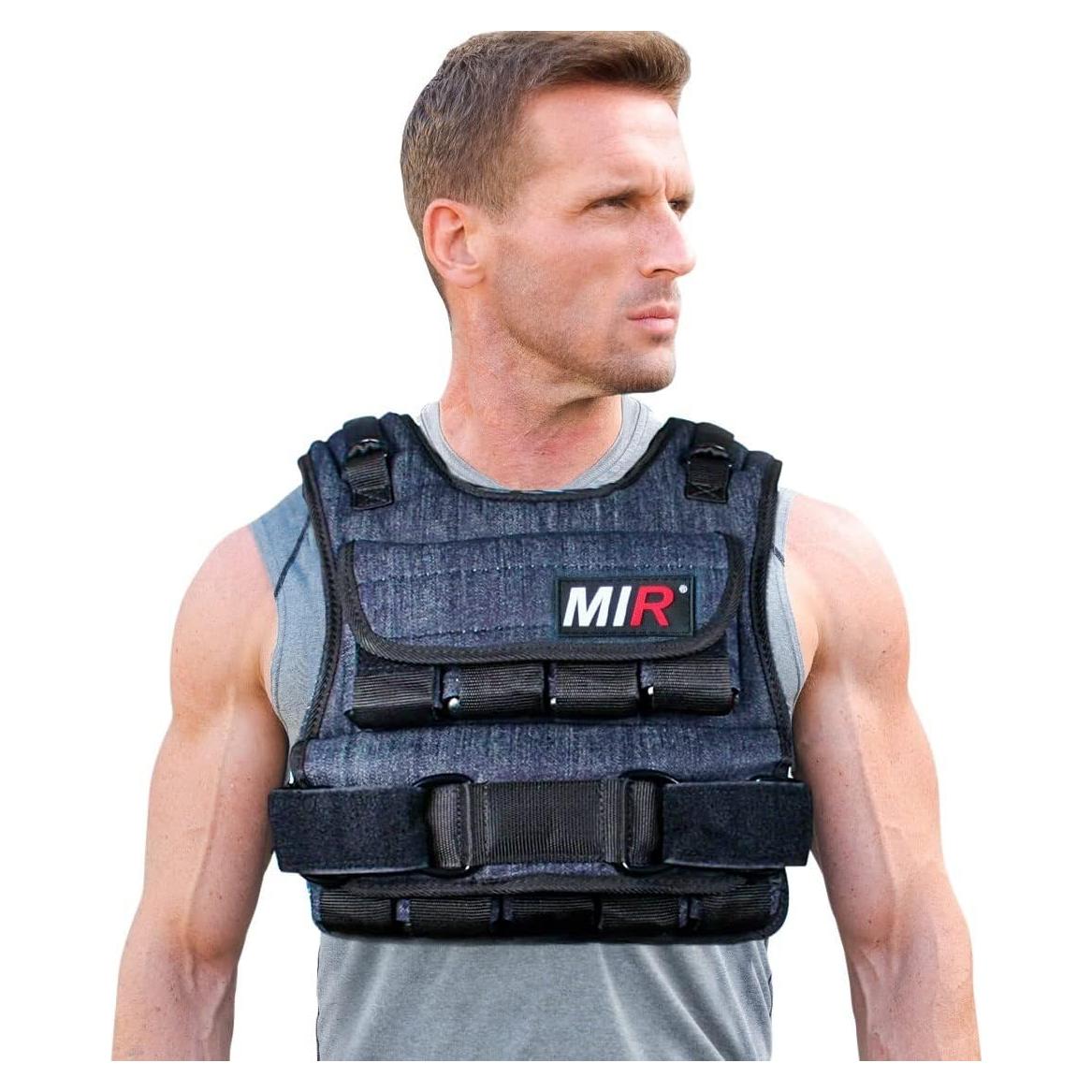 Chaleco con Peso miR Air Flow 9kg a 27kg Ajustable Lavable