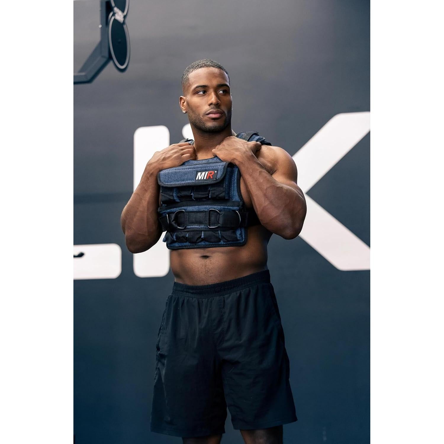 Chaleco con Peso miR Air Flow 9kg a 27kg Ajustable Lavable