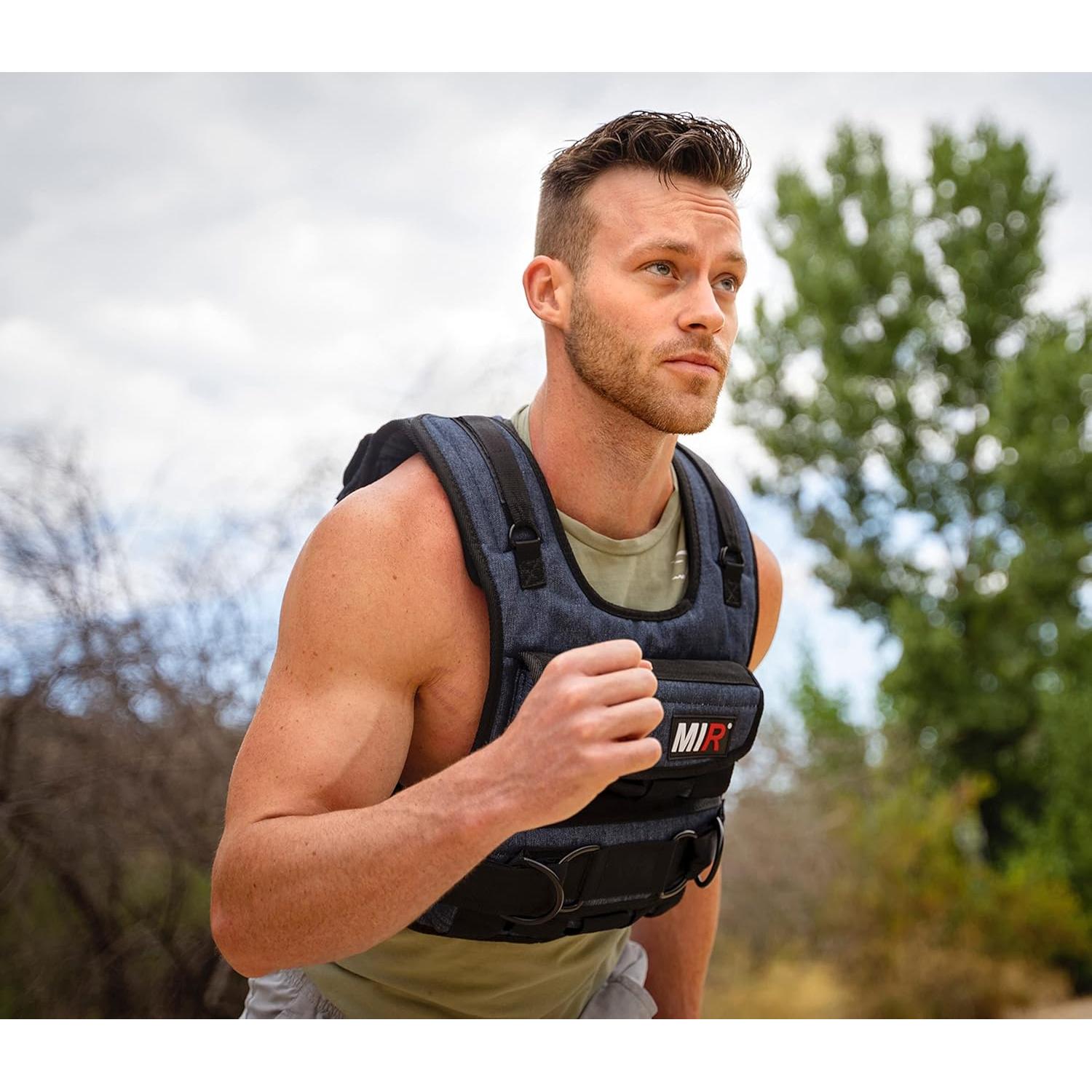 Chaleco con Peso miR Air Flow 9kg a 27kg Ajustable Lavable