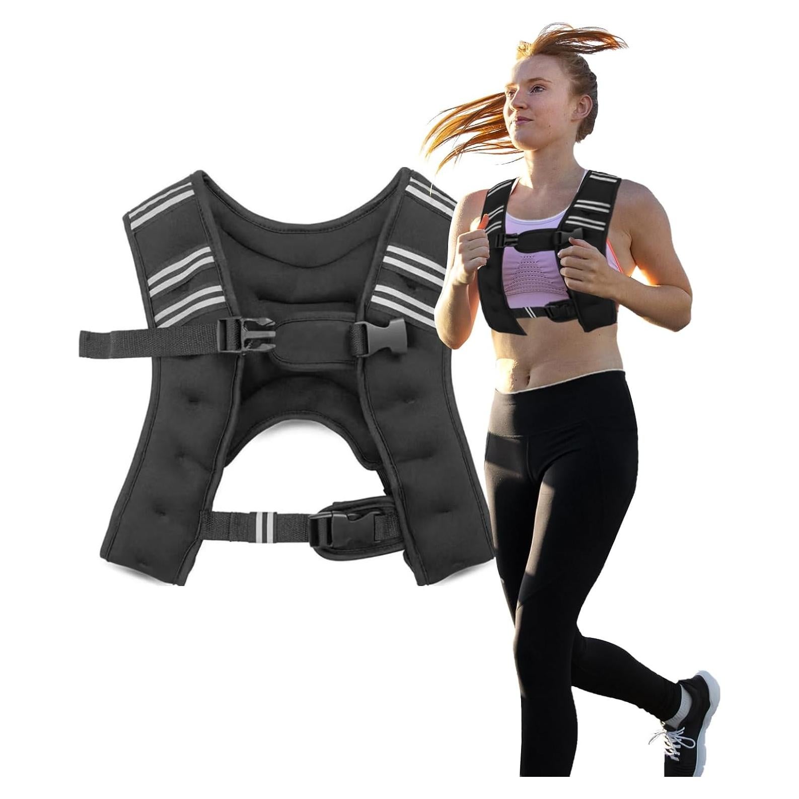 Chaleco con peso 5kg Beauti4U para entrenamiento de fuerza