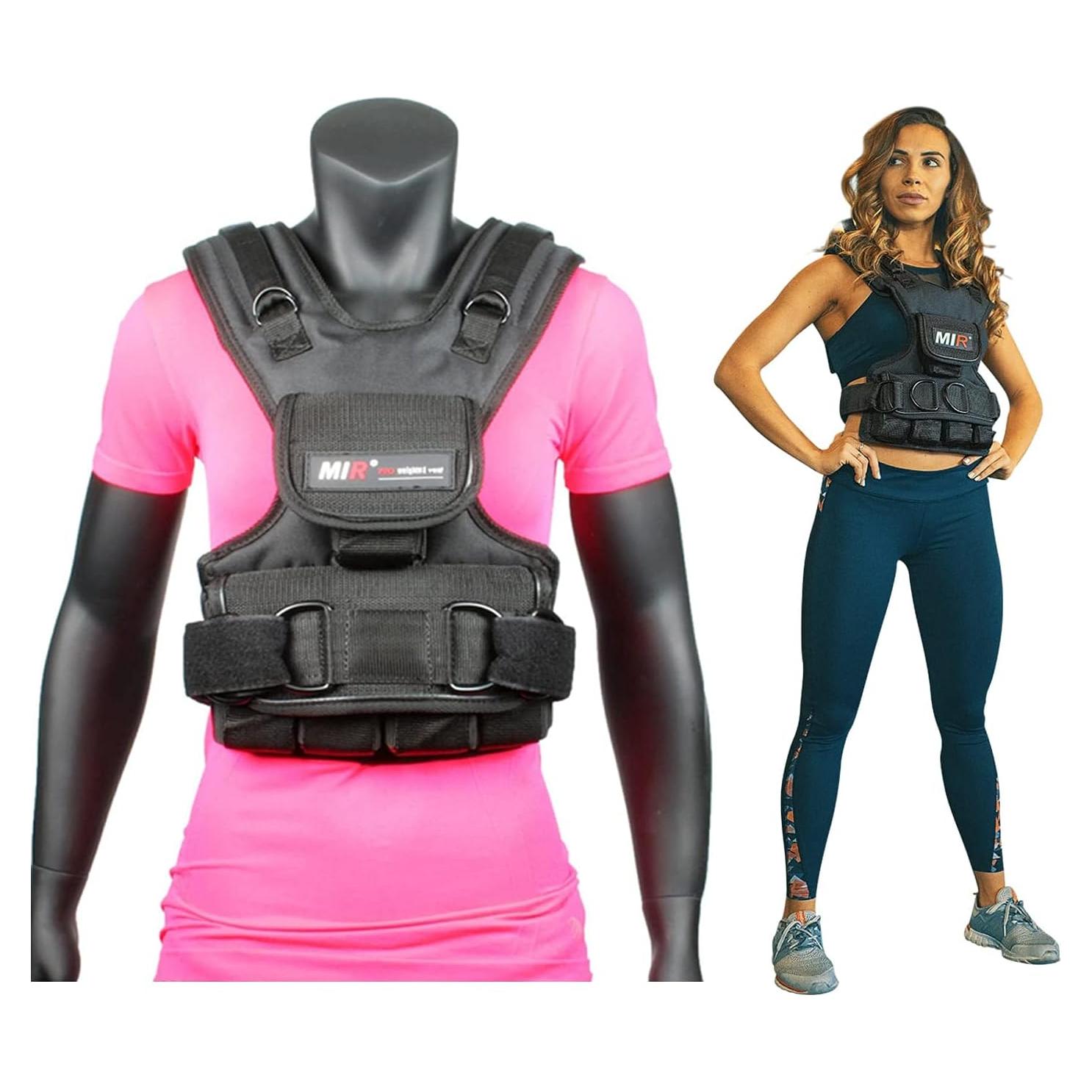 Chaleco con peso ajustable miR 13.6 kg para mujeres