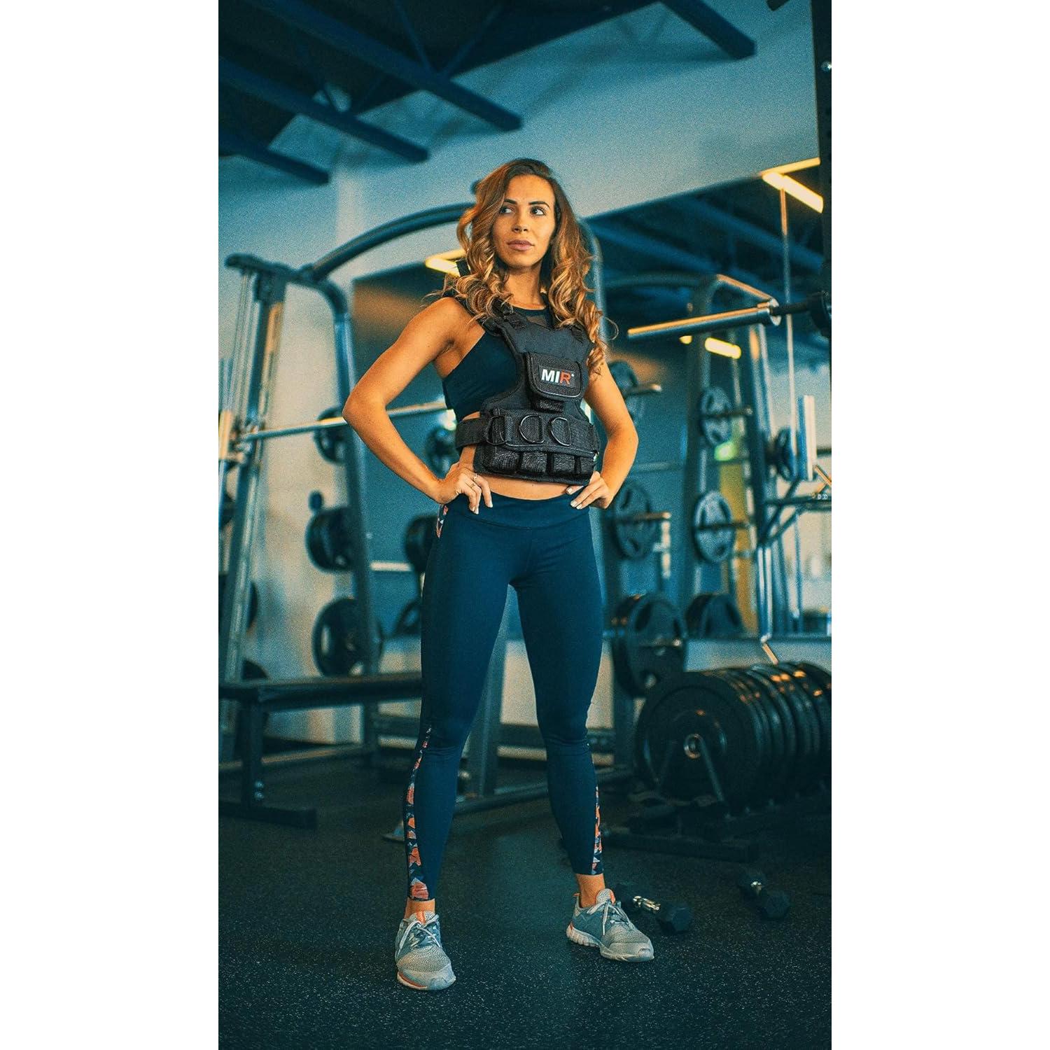 Chaleco con peso ajustable miR 13.6 kg para mujeres