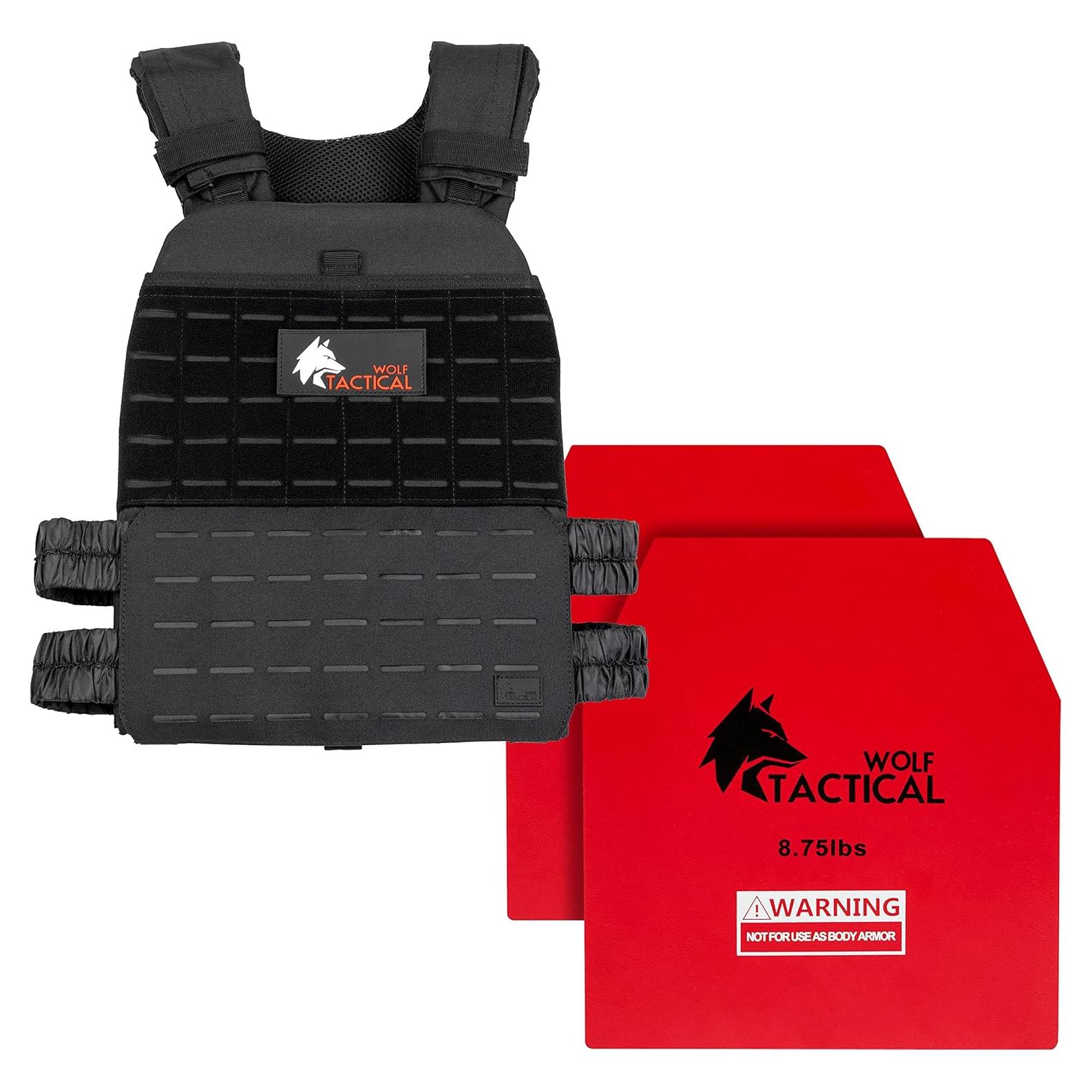 Chaleco de Peso WOLF TACTICAL 3.97 kg para Entrenamiento