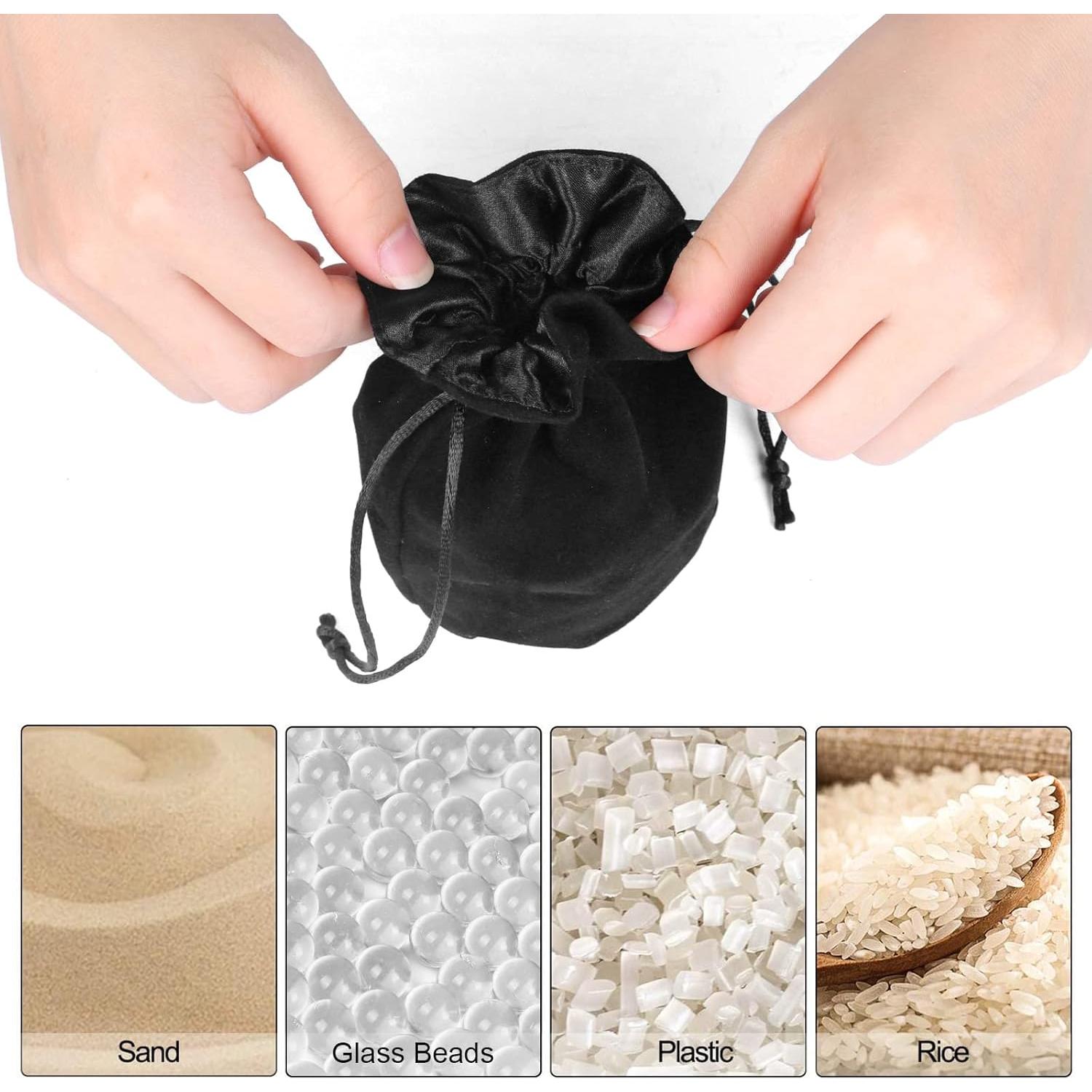 Bolsa de Esquiva de Boxeo INNOLIFE Flannel Negro 11.4x18.5cm